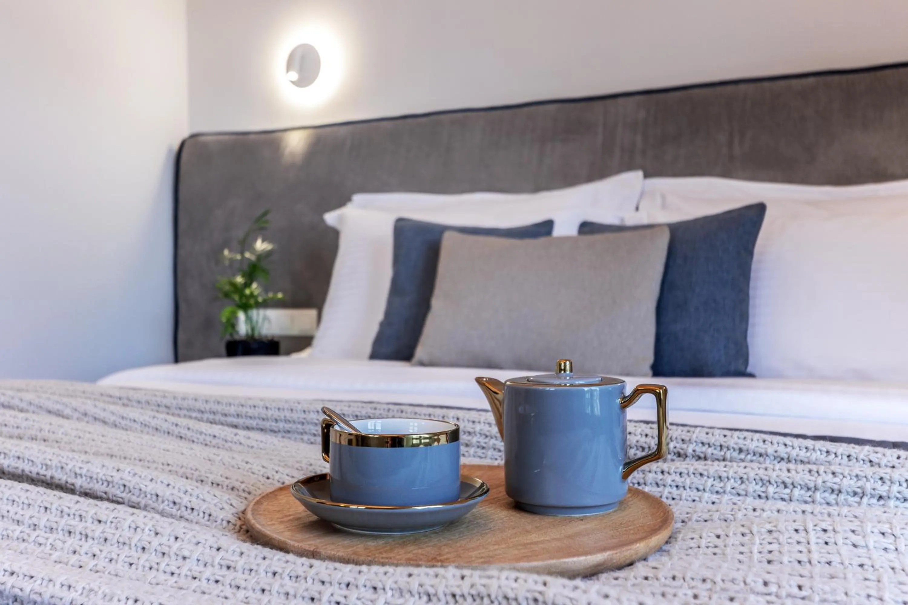 Bed in Octavia Rooms