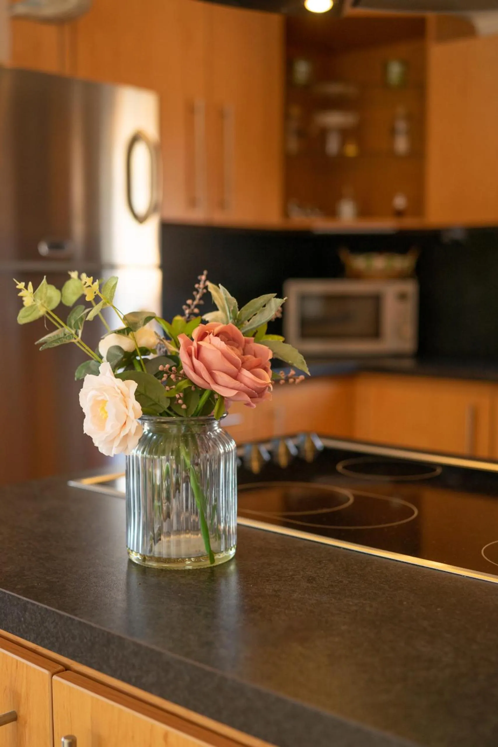 Kitchen or kitchenette in 4 Meadow View Lodge - 2 Bed-sleeps 4-TJS4MV