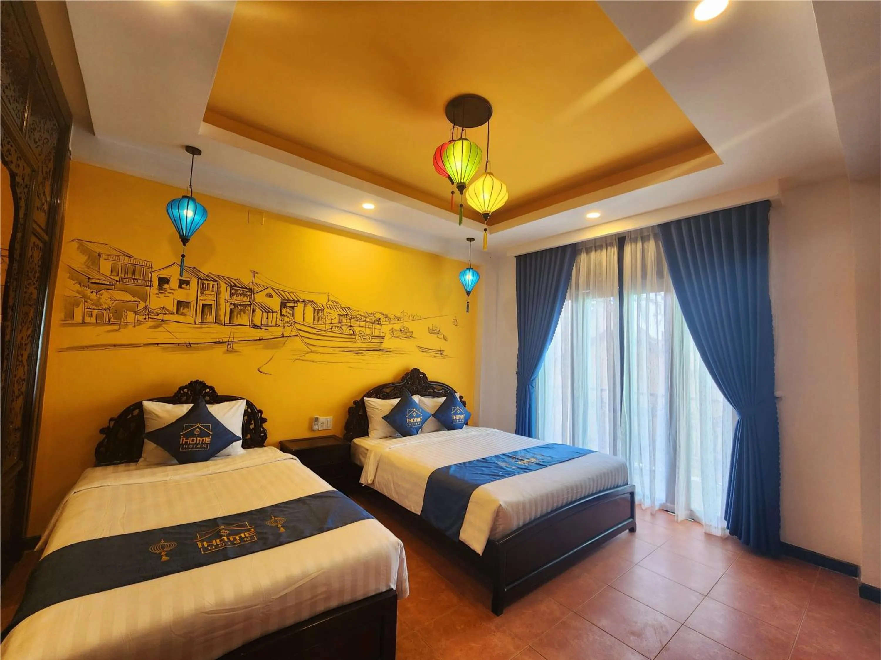 Bedroom, Bed in iHome Hoi An