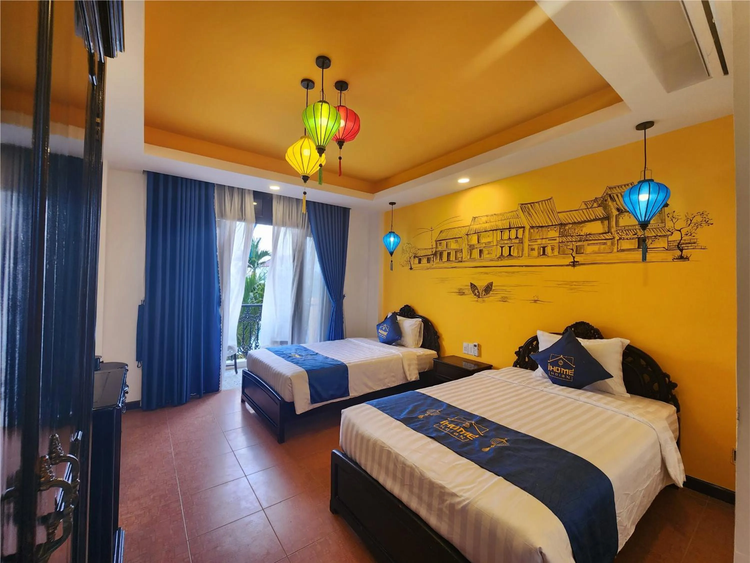 Bedroom, Bed in iHome Hoi An