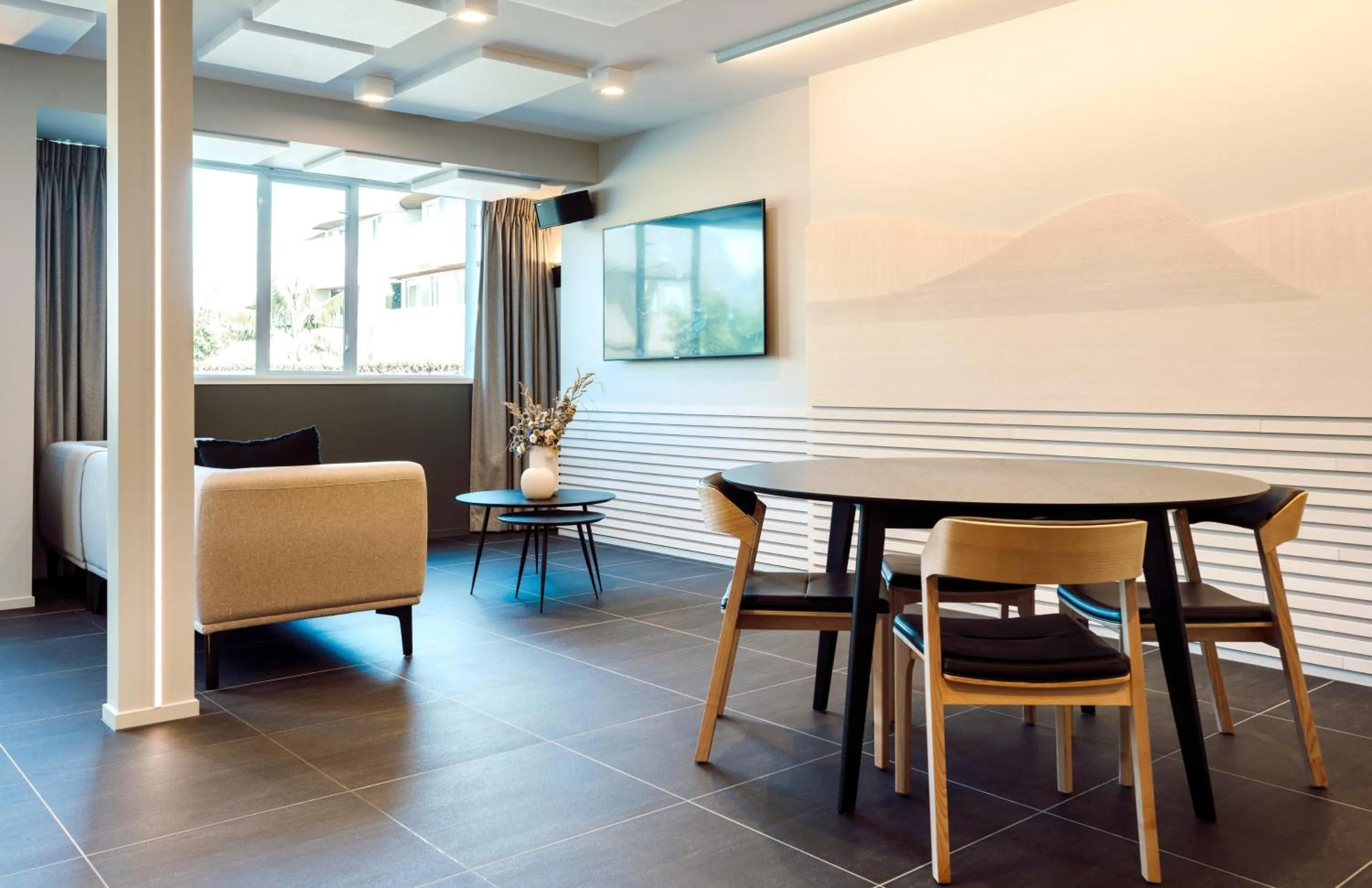 Seating area in CitySide Hotel Tauranga