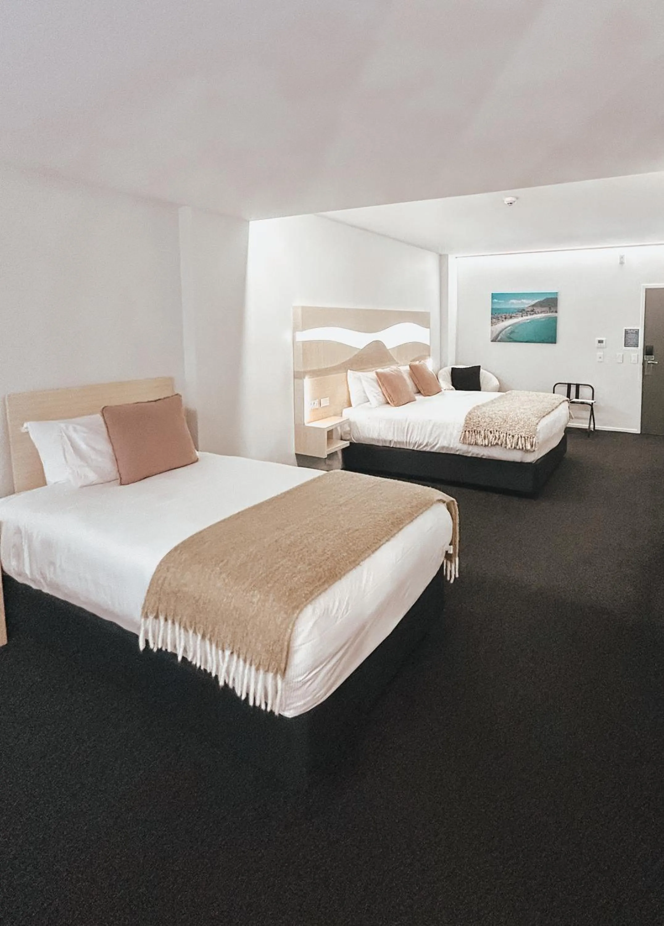 Bed in CitySide Hotel Tauranga