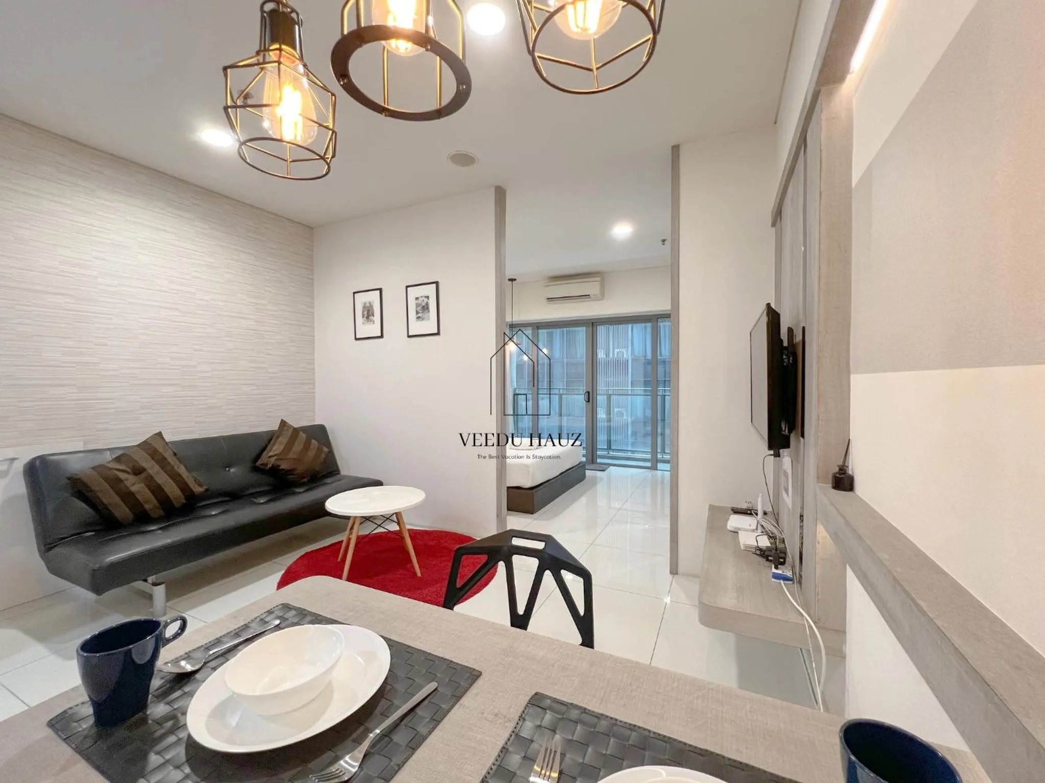Living room in Mercu Summer Suites KLCC by Veedu Hauz