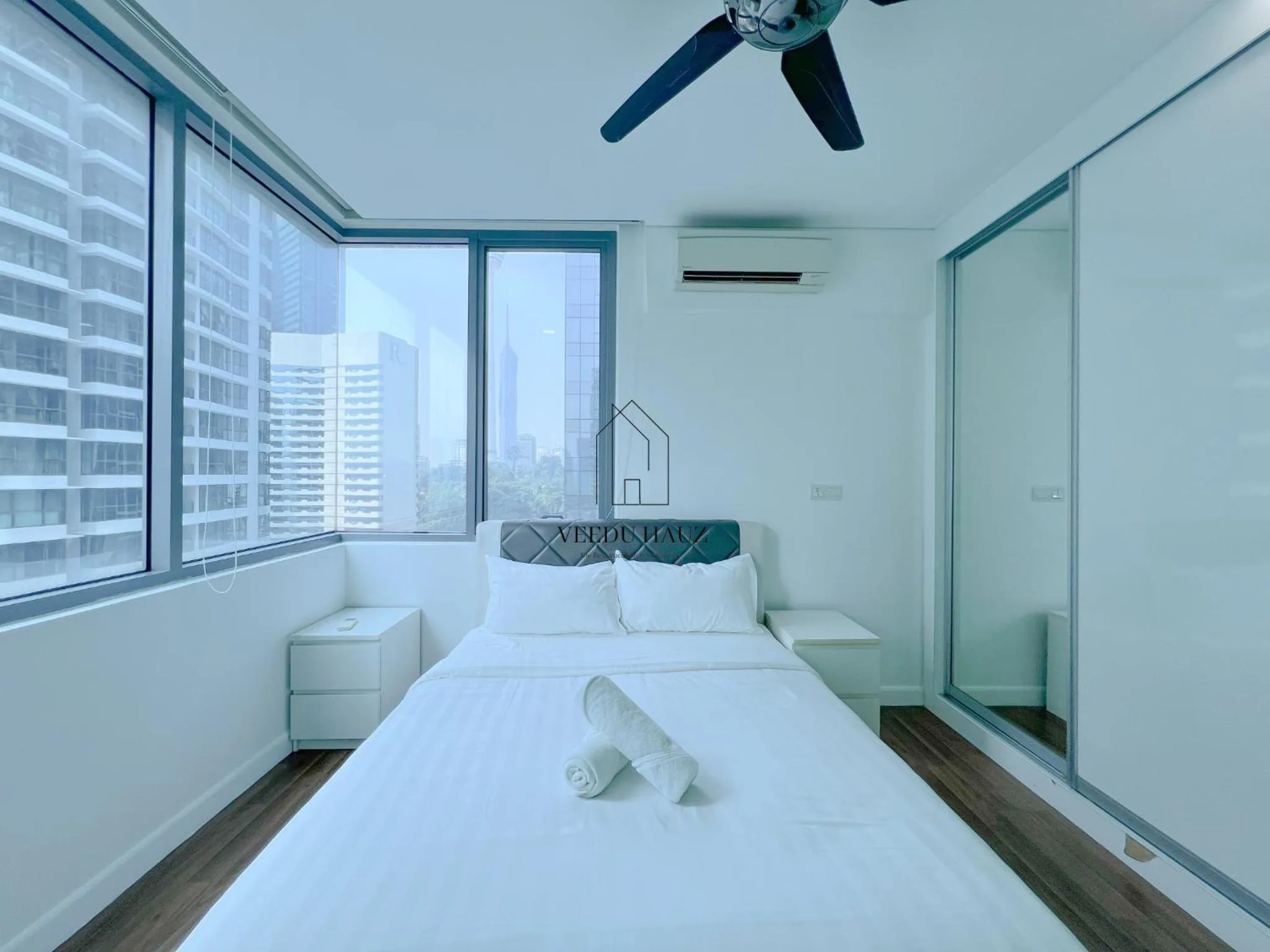 Bedroom, Bed in Mercu Summer Suites KLCC by Veedu Hauz