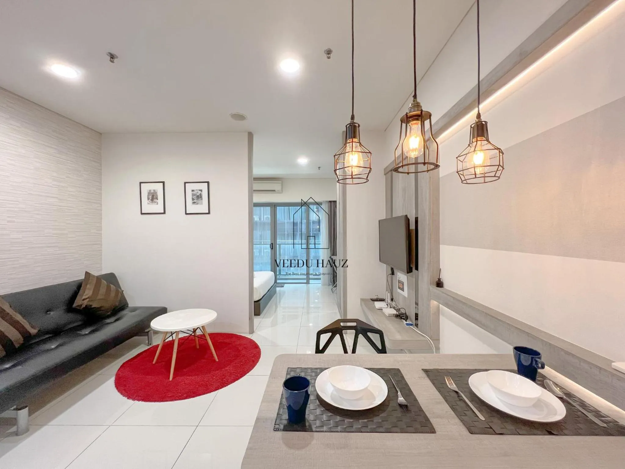 Living room in Mercu Summer Suites KLCC by Veedu Hauz