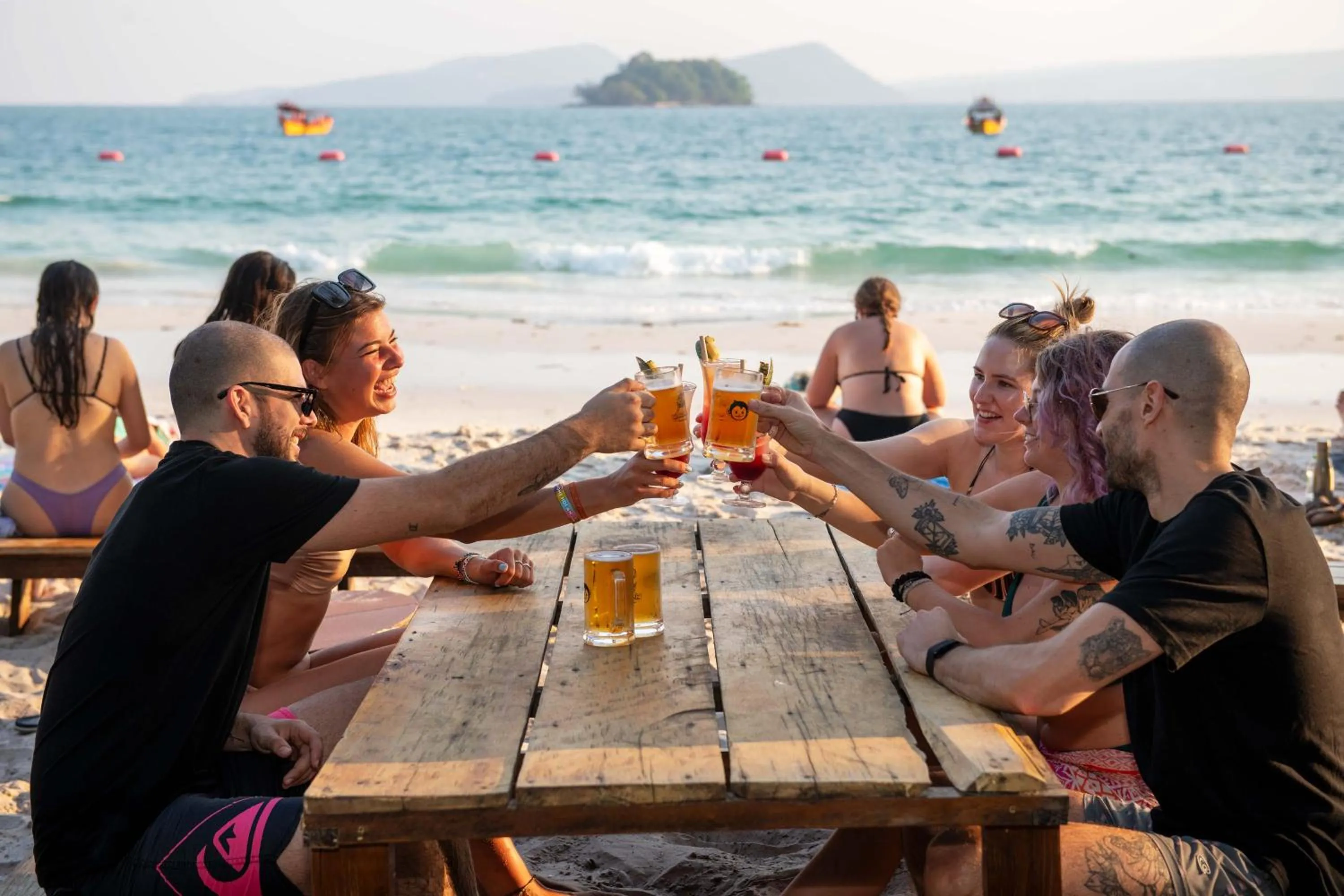 Beach in Mad Monkey Koh Rong