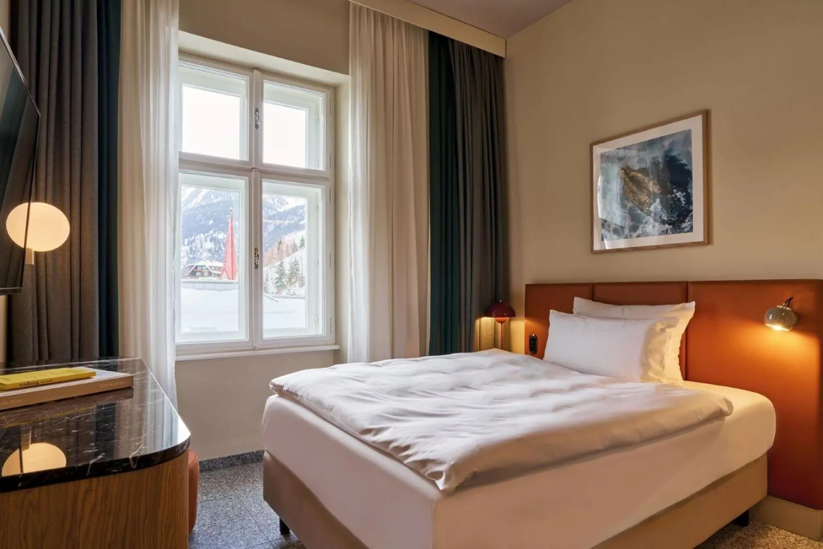 Bedroom, Bed in Urban Nature Bad Gastein - Badeschloss