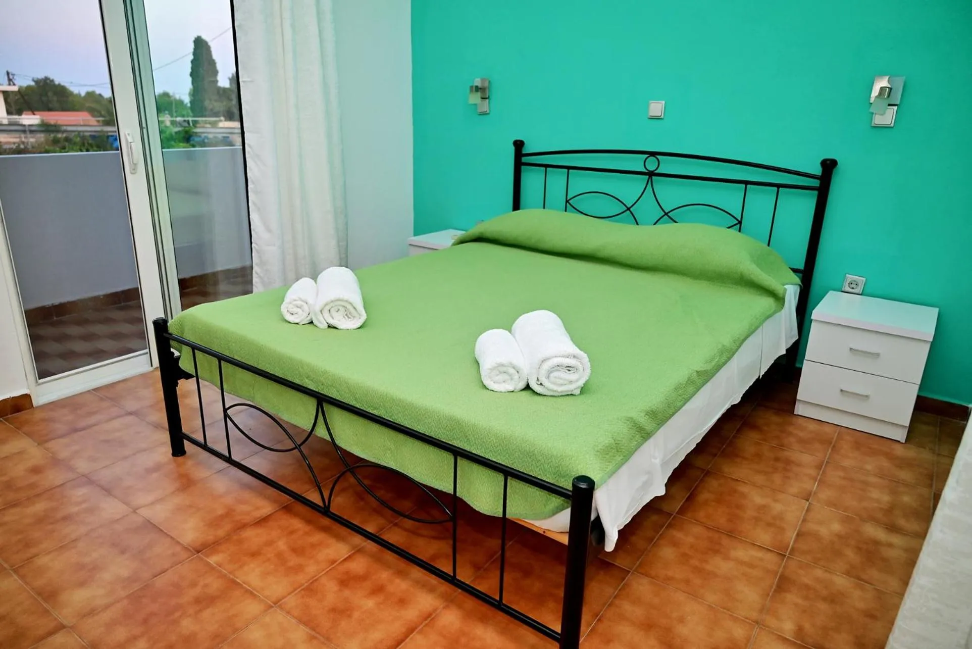 Bed in Karmik Concept Apartments