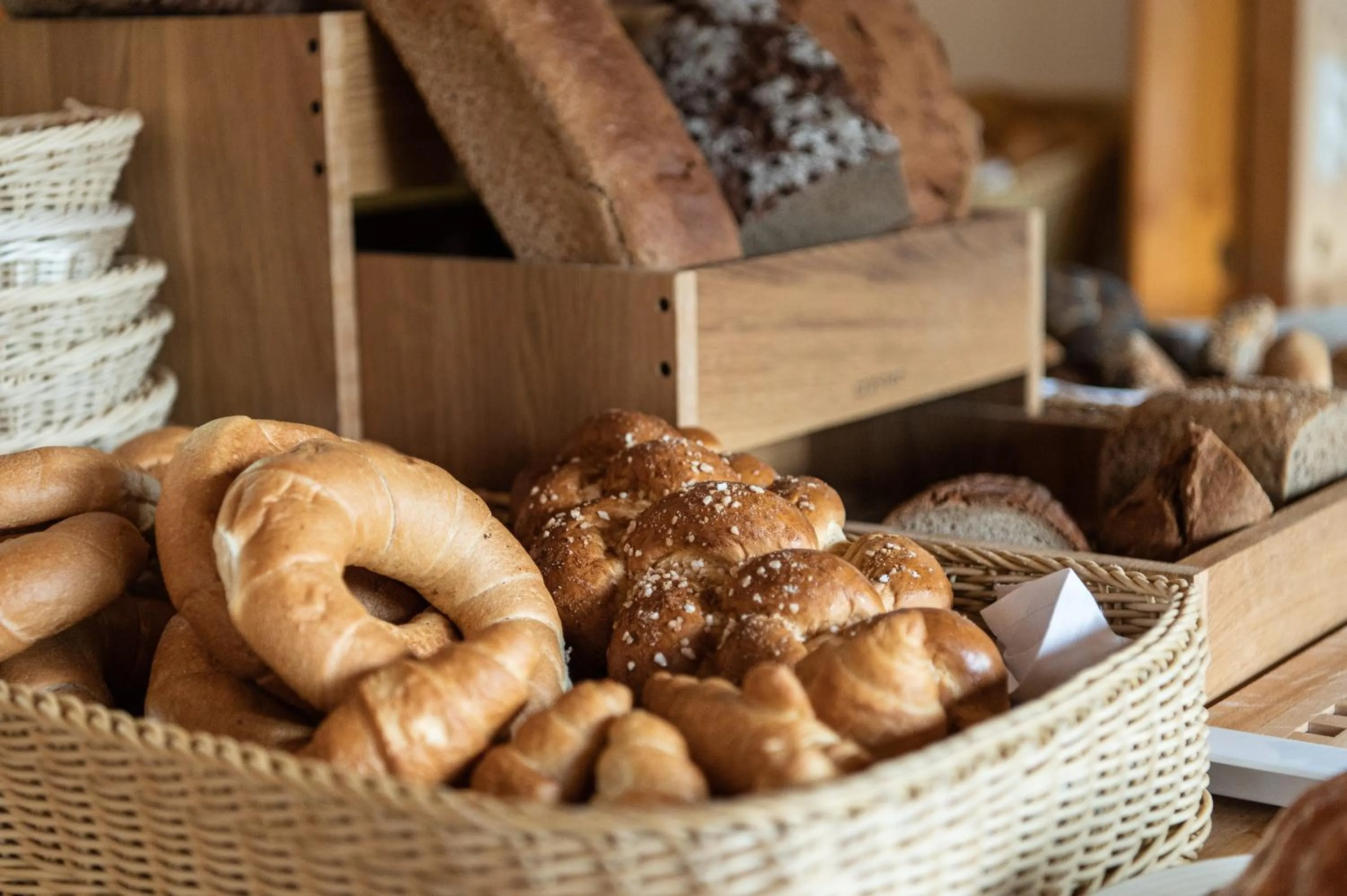 Buffet breakfast in Seehotel Urban