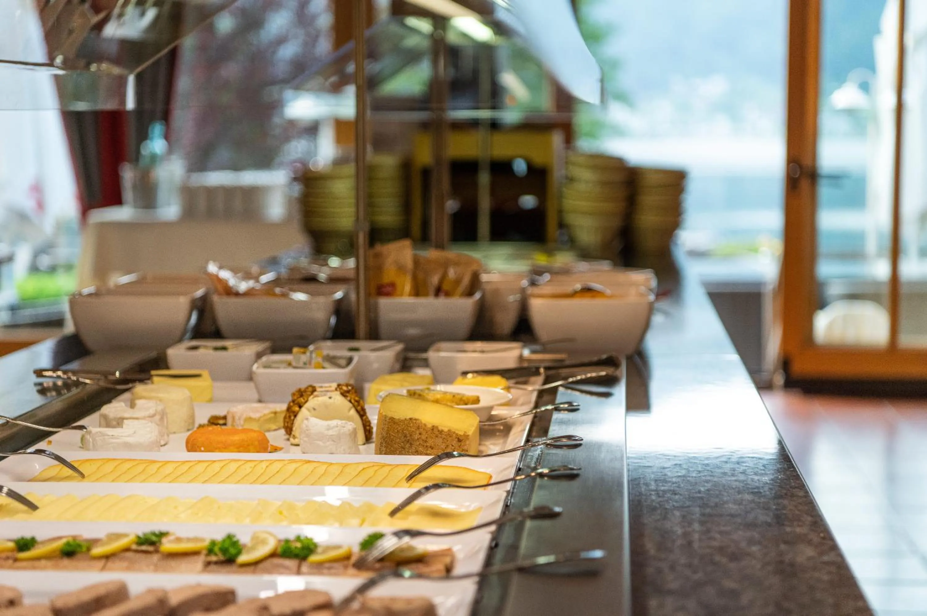 Buffet breakfast in Seehotel Urban