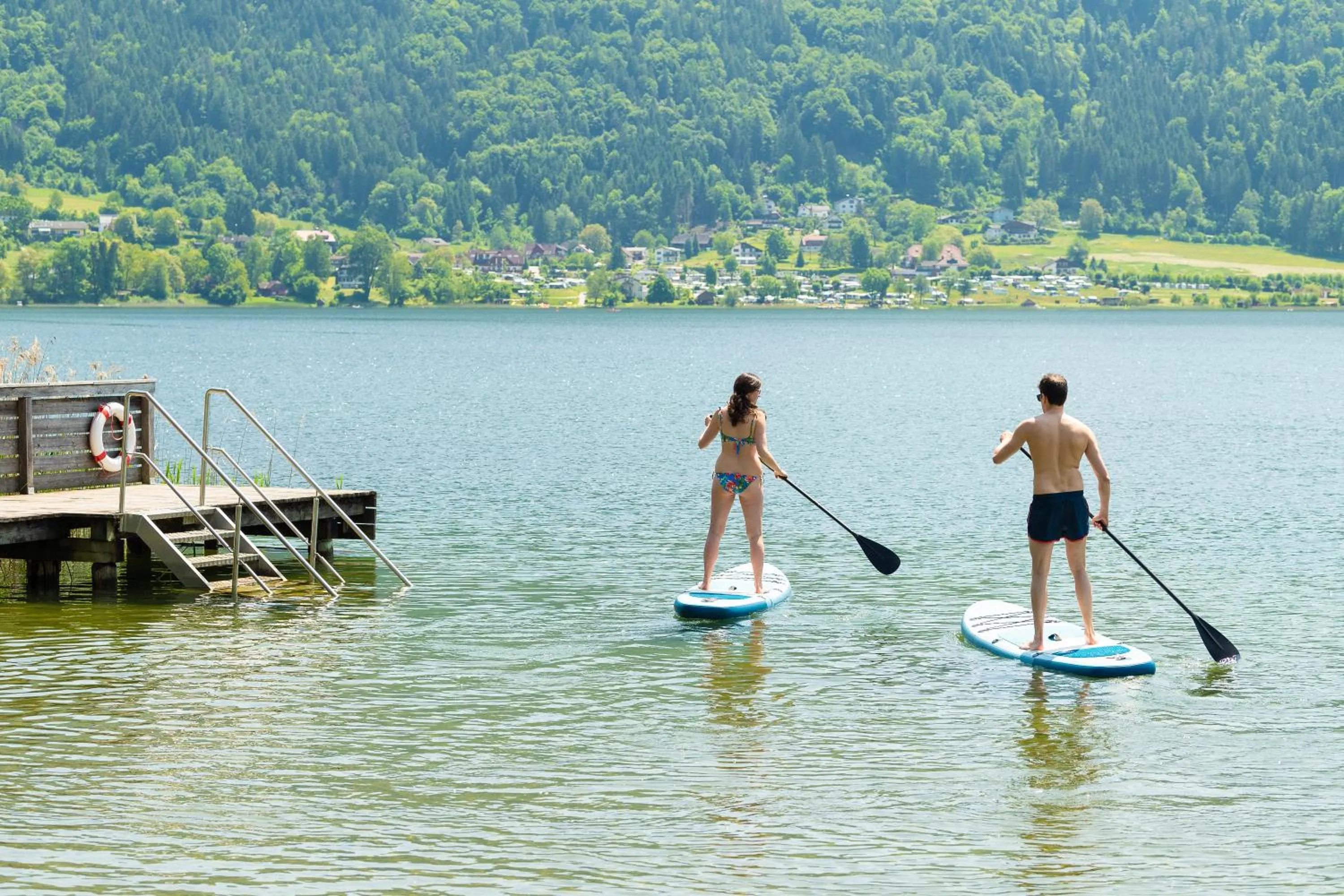 Lake view in Seehotel Urban