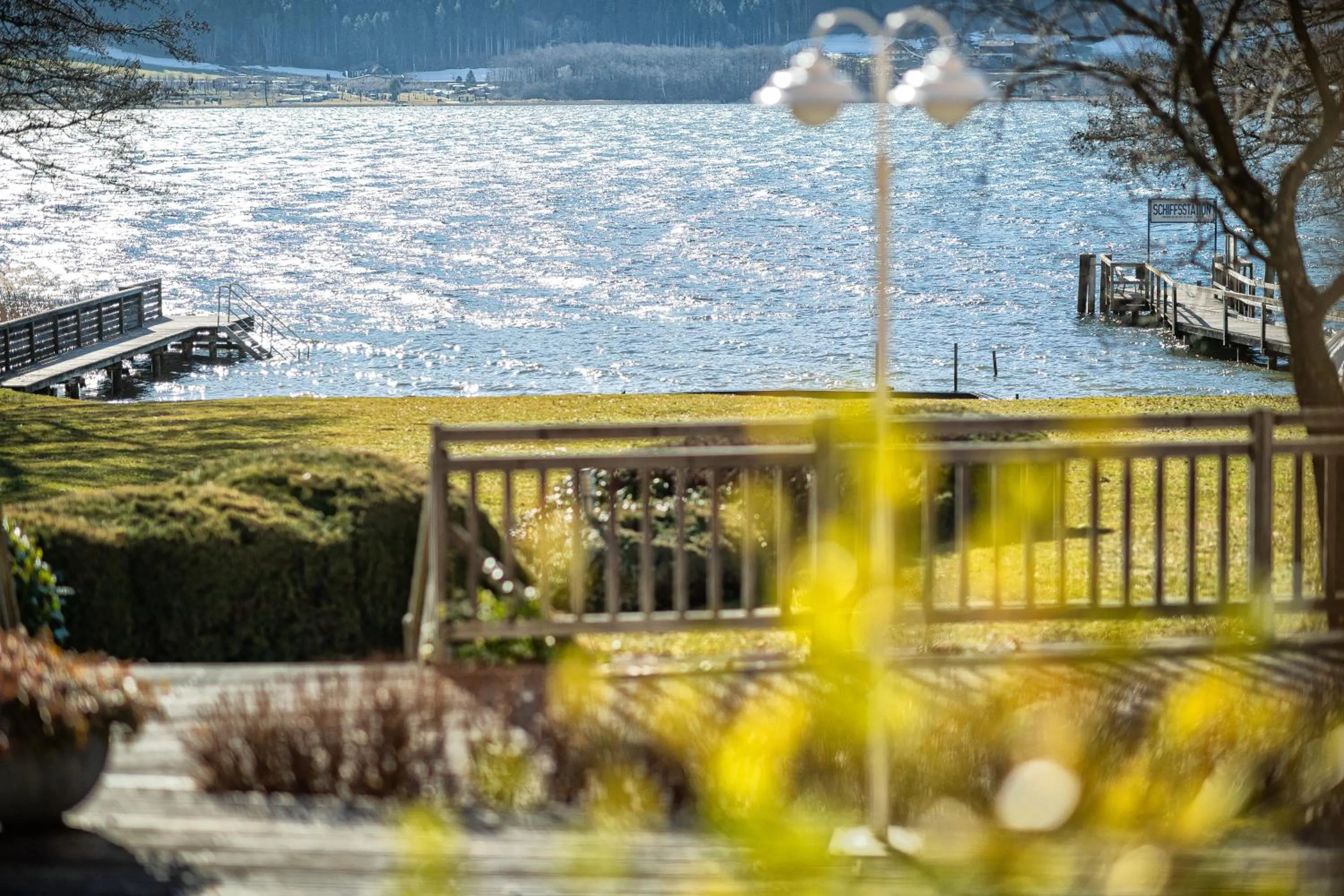 Lake view in Seehotel Urban
