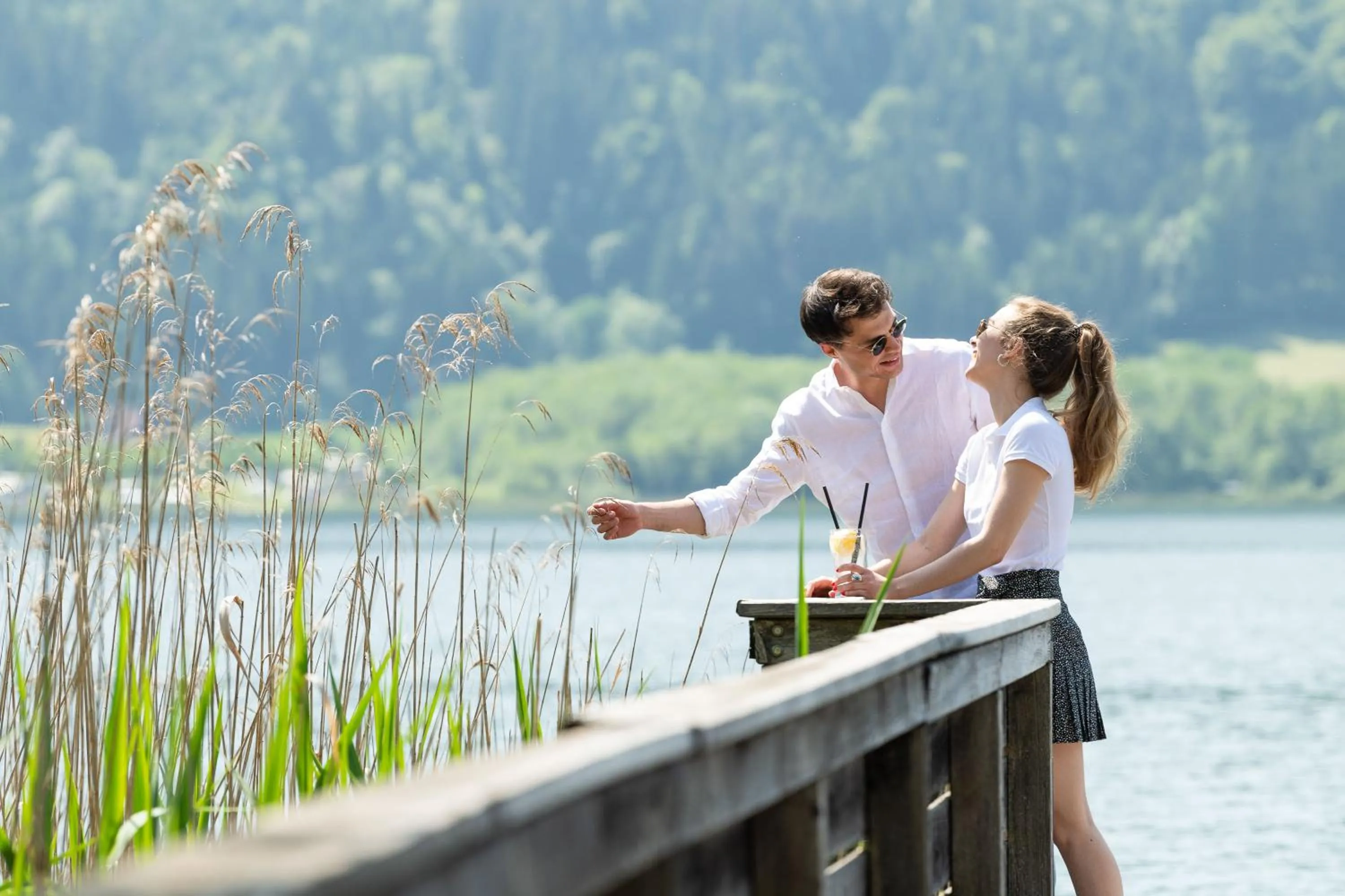 Lake view in Seehotel Urban