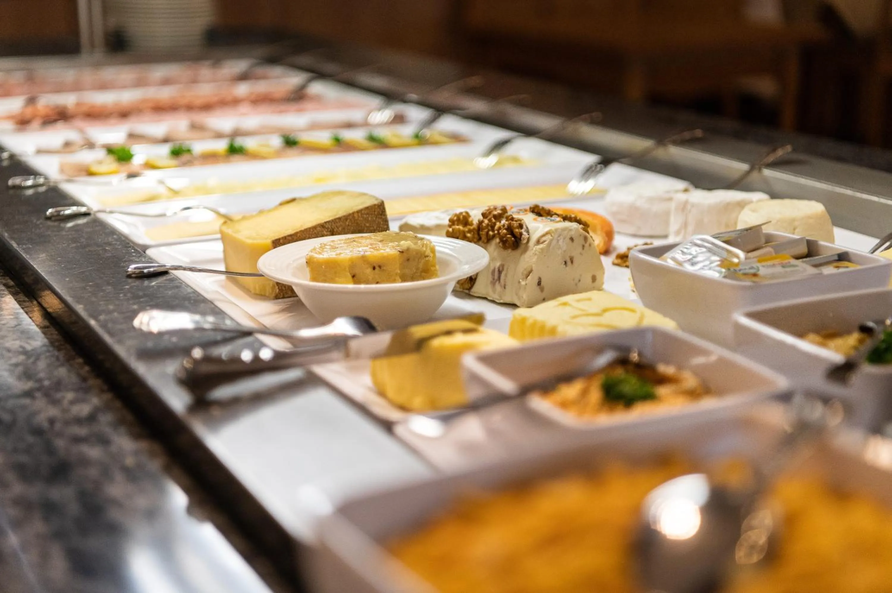 Buffet breakfast in Seehotel Urban