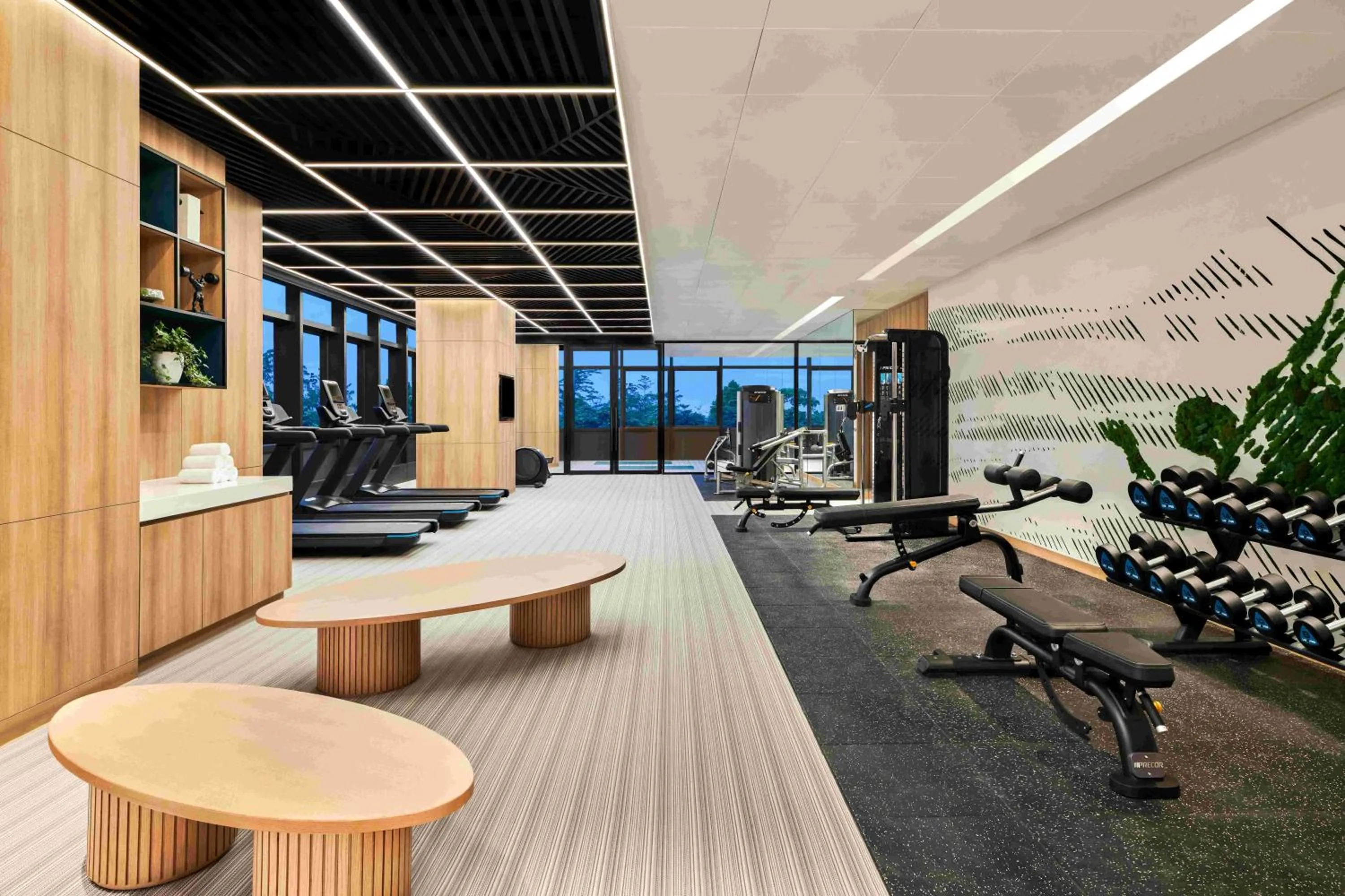 Fitness centre/facilities in Artyzen Habitat Taopu Shanghai