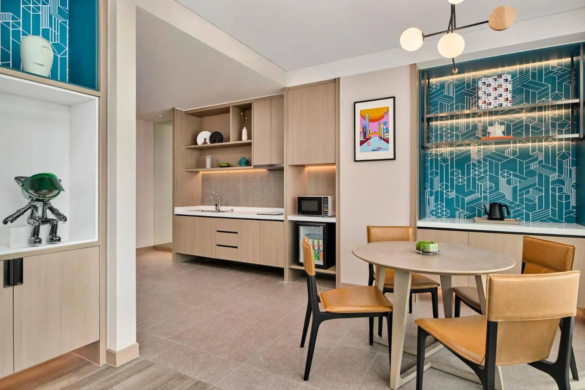 Living room in Artyzen Habitat Taopu Shanghai