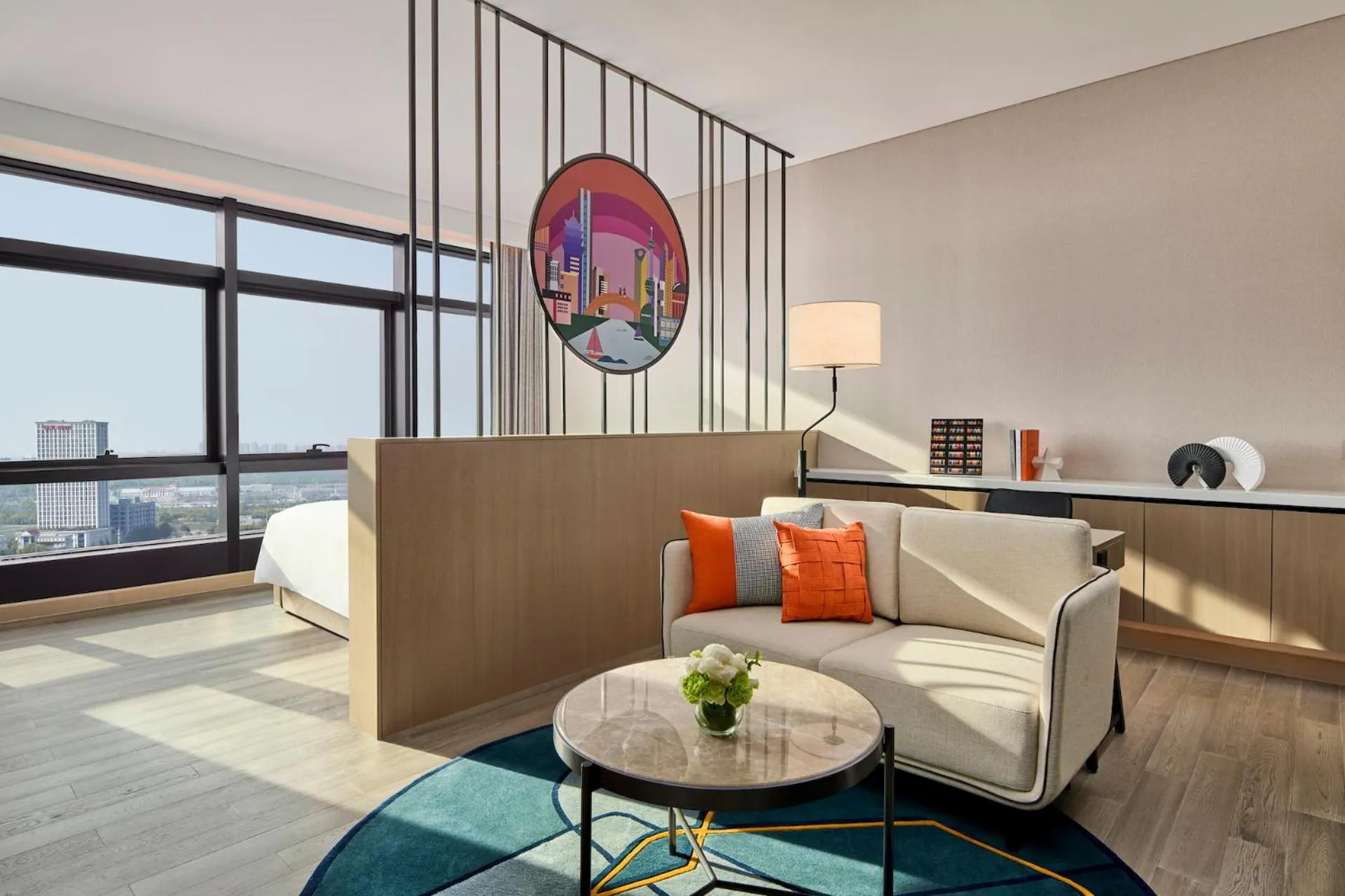 Living room in Artyzen Habitat Taopu Shanghai