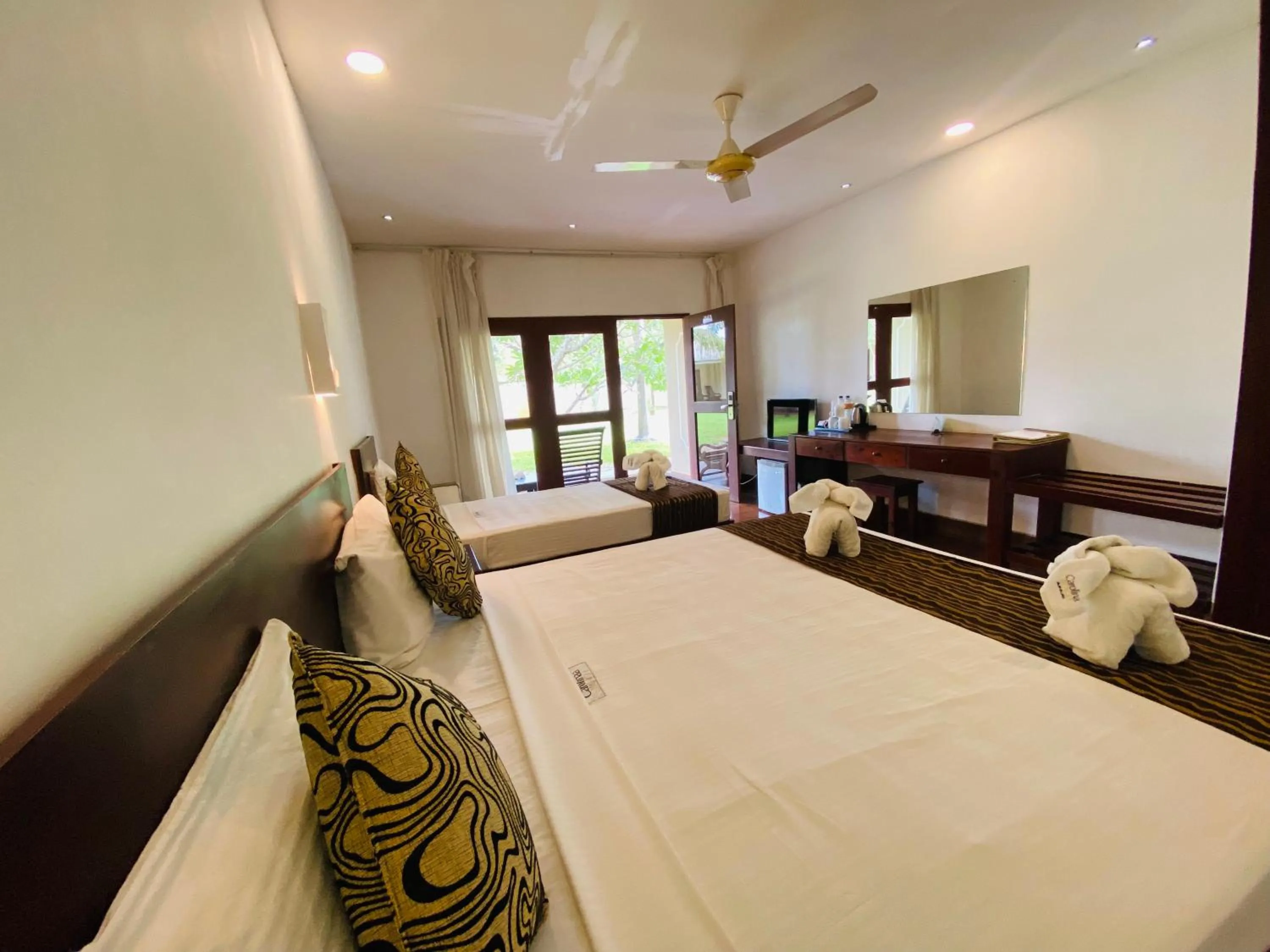 Bed in Carolina Beach Resort & Spa