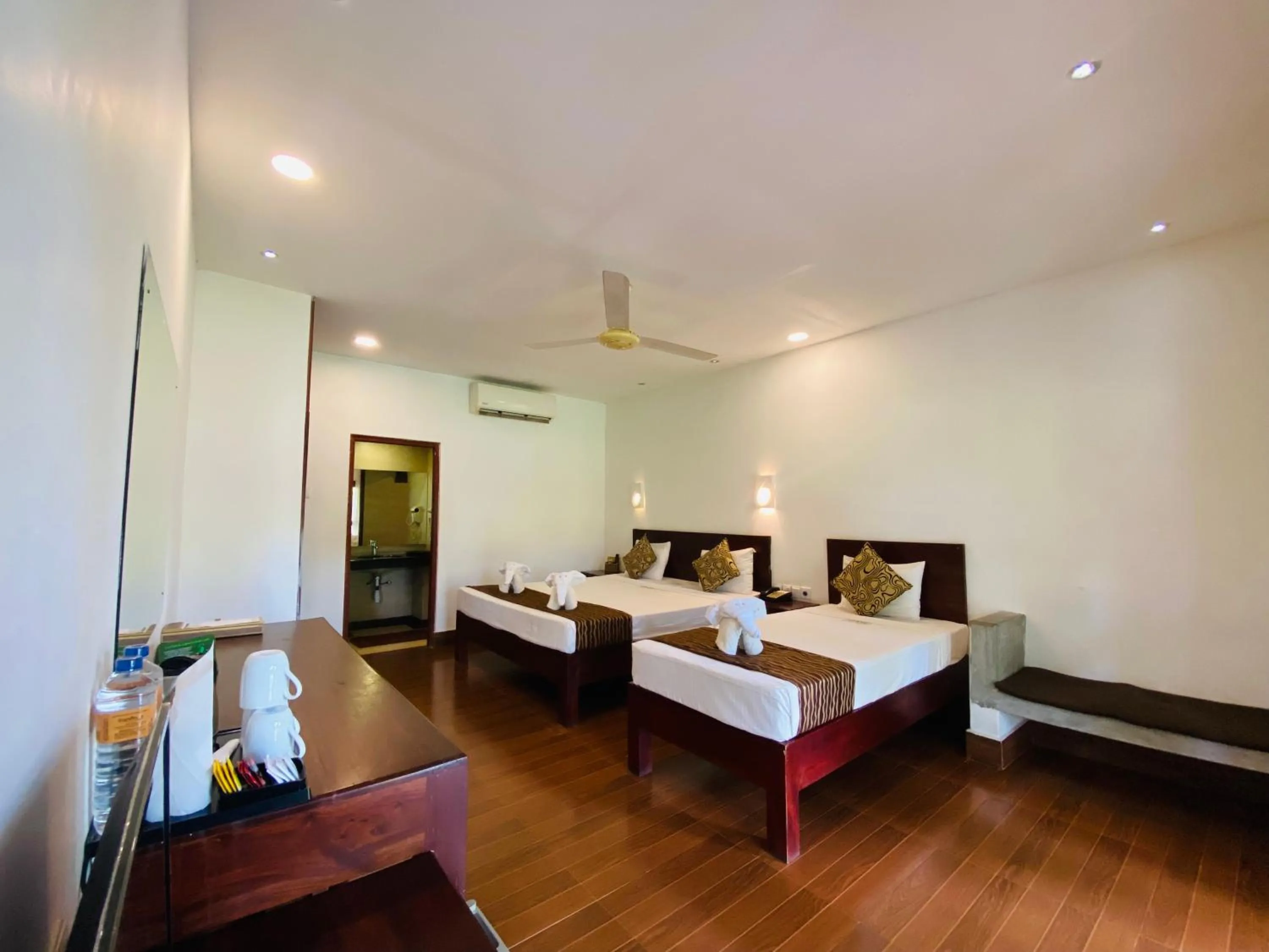 Bed in Carolina Beach Resort & Spa