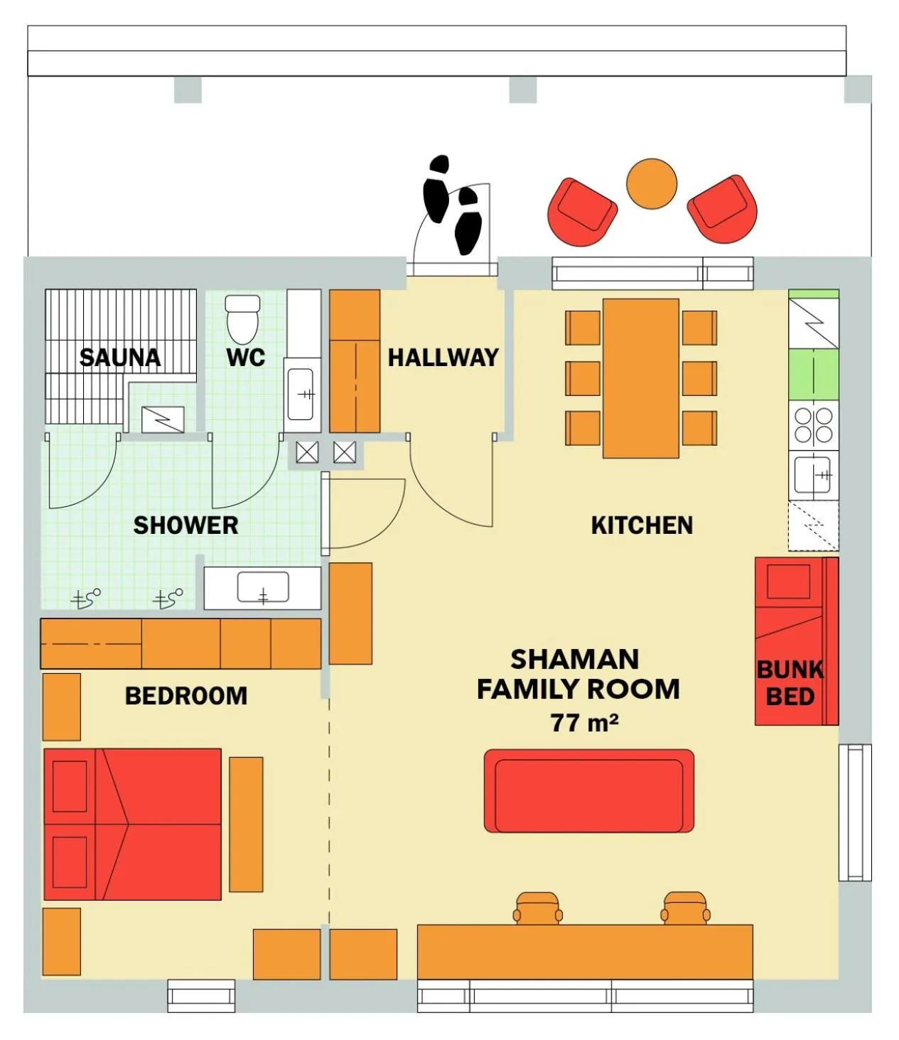 Property building in Utsjoki Arctic Resort