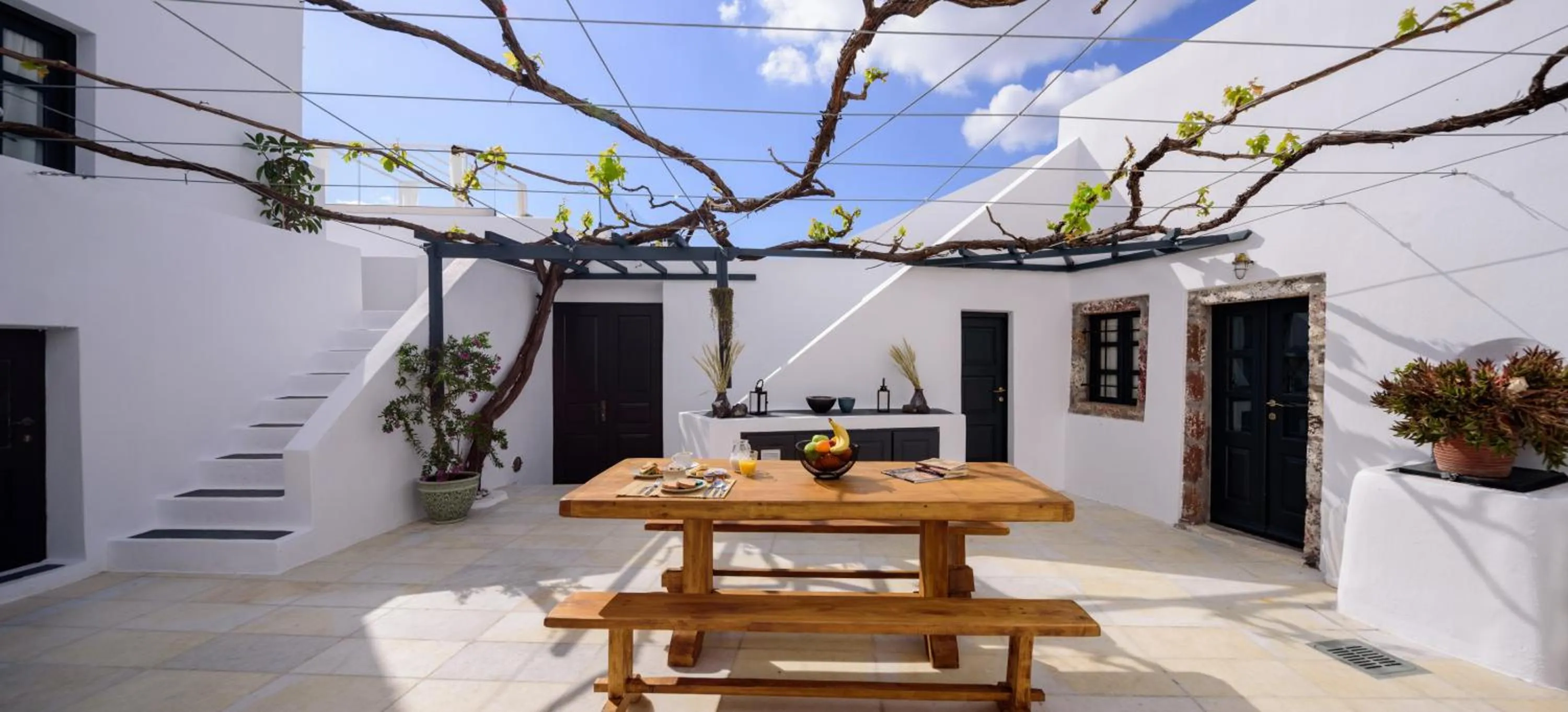 Balcony/Terrace in Firalia, Casa in Rock Suites