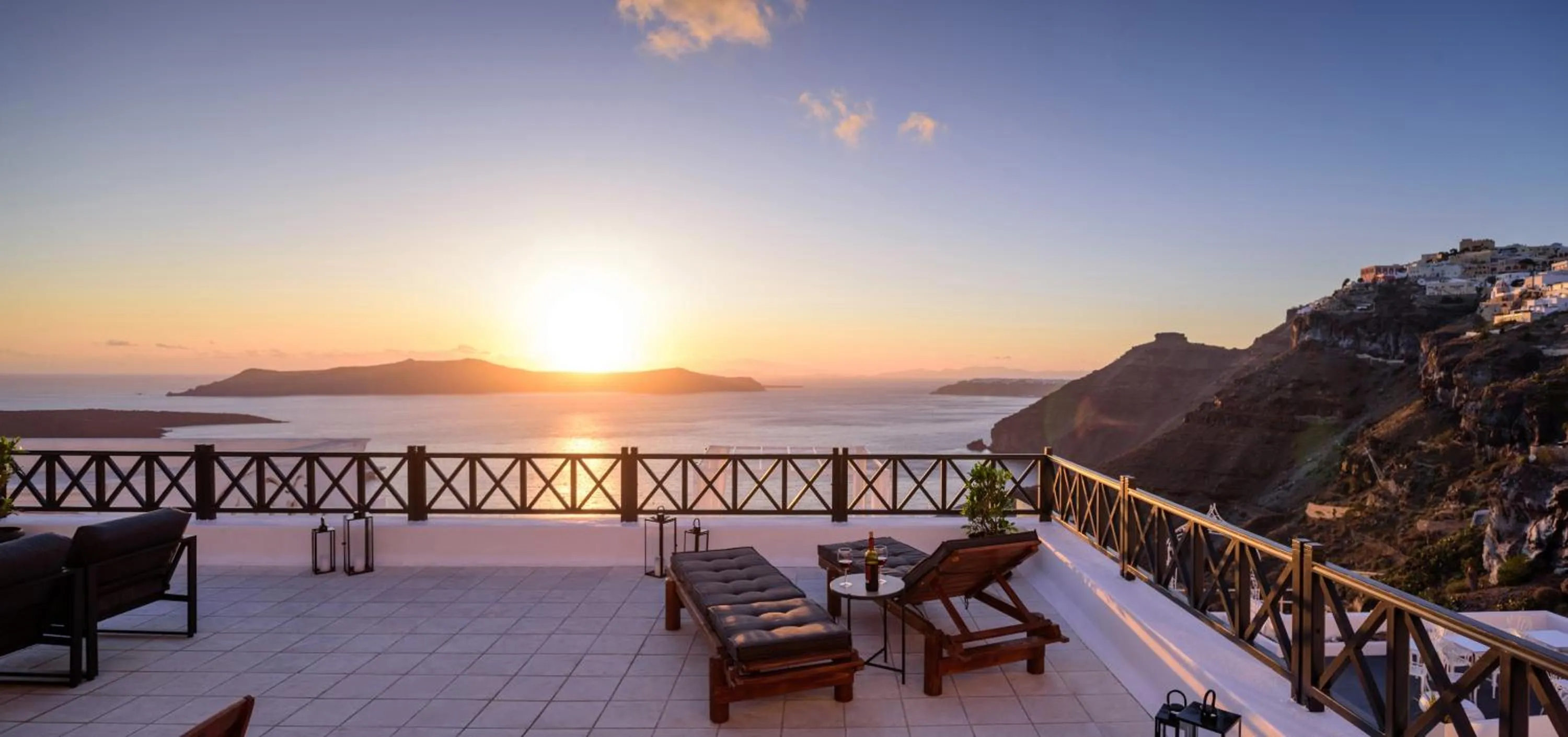 Balcony/Terrace in Firalia, Casa in Rock Suites