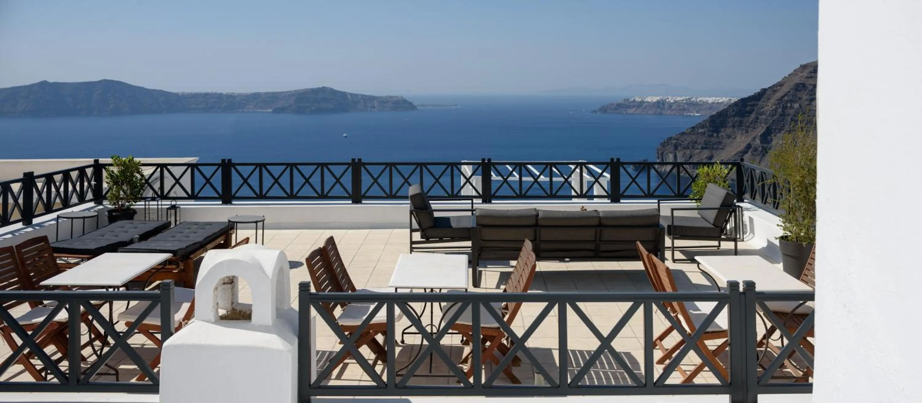 Balcony/Terrace in Firalia, Casa in Rock Suites