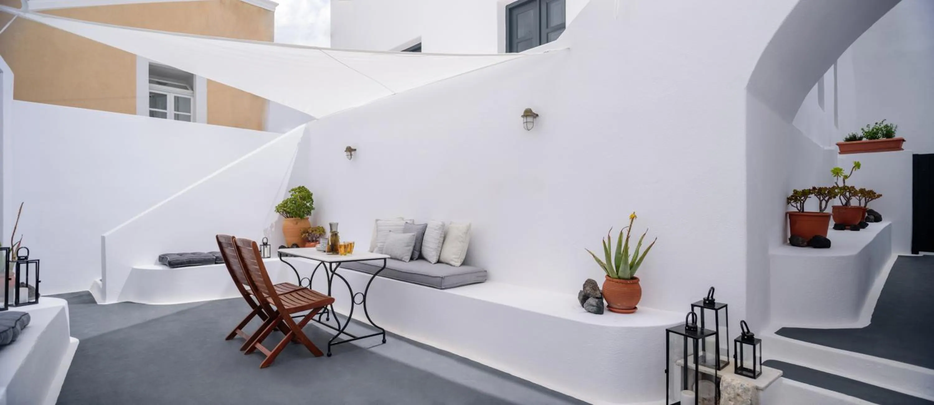 Balcony/Terrace in Firalia, Casa in Rock Suites