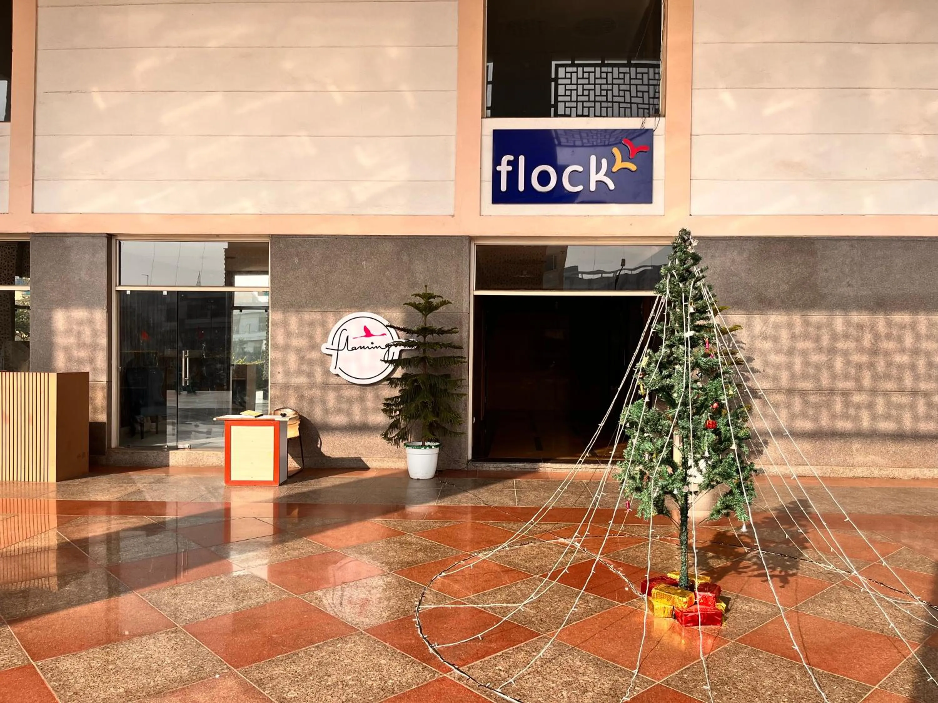 Facade/entrance in Flamingo Hotel Sector 67 I Studio Rooms I Gurgaon