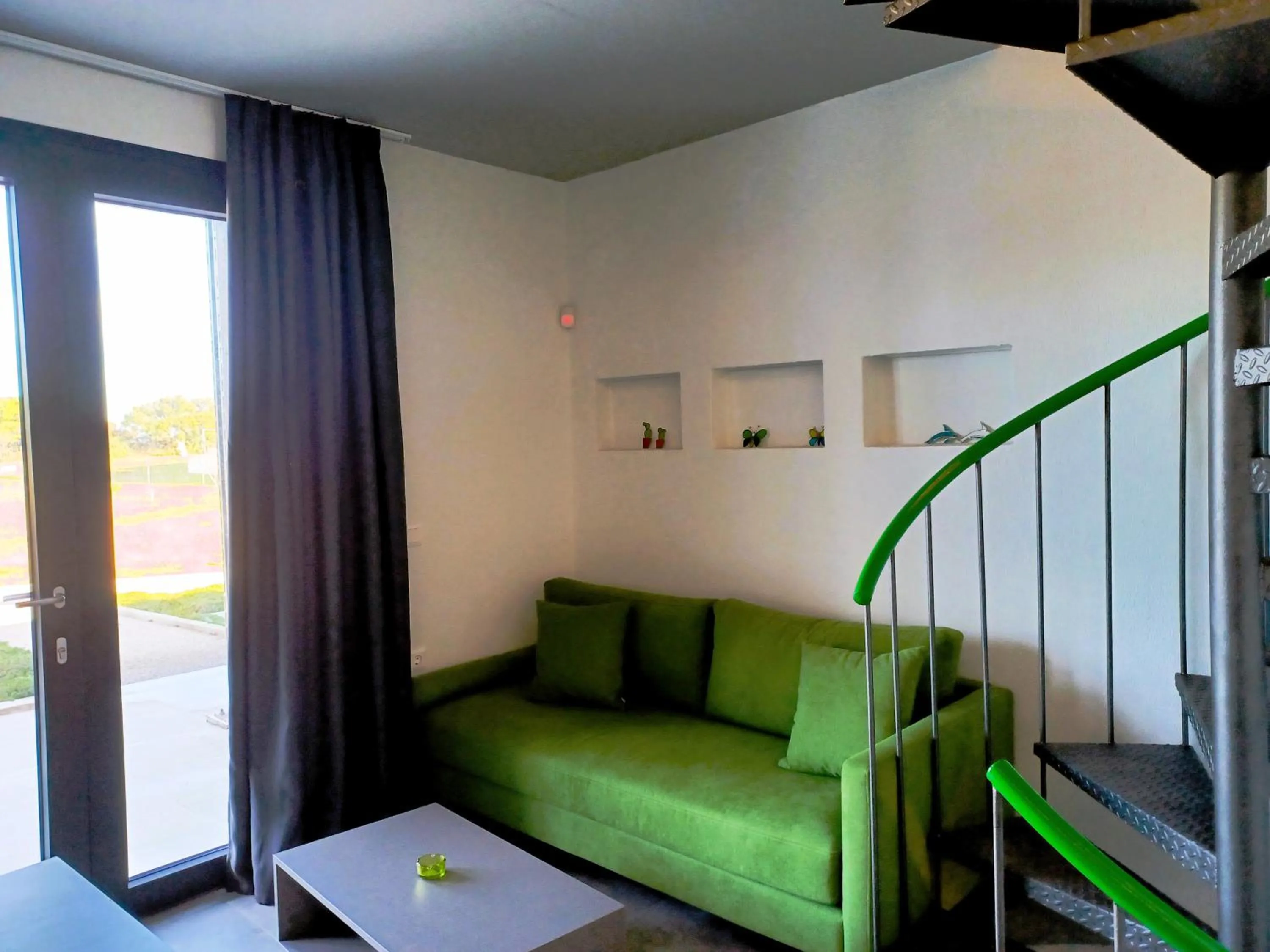 Living room in Aurora Suites