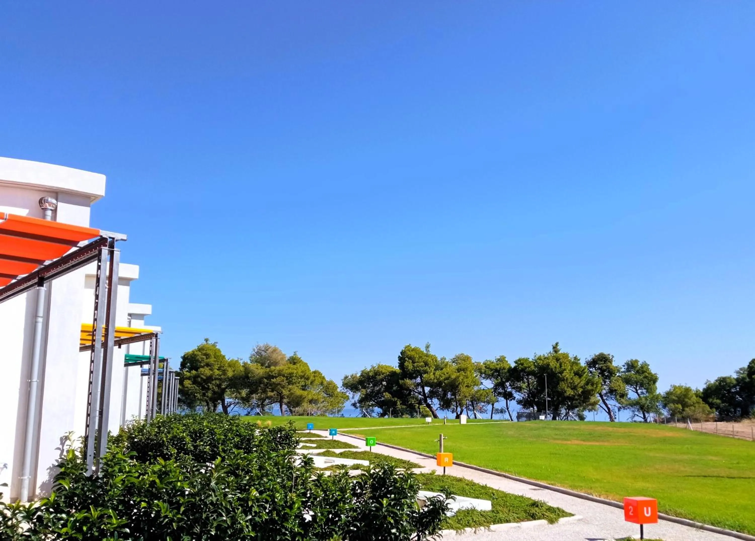 Garden view in Aurora Suites