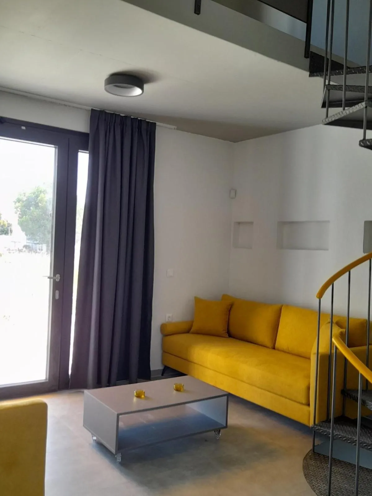 Living room in Aurora Suites