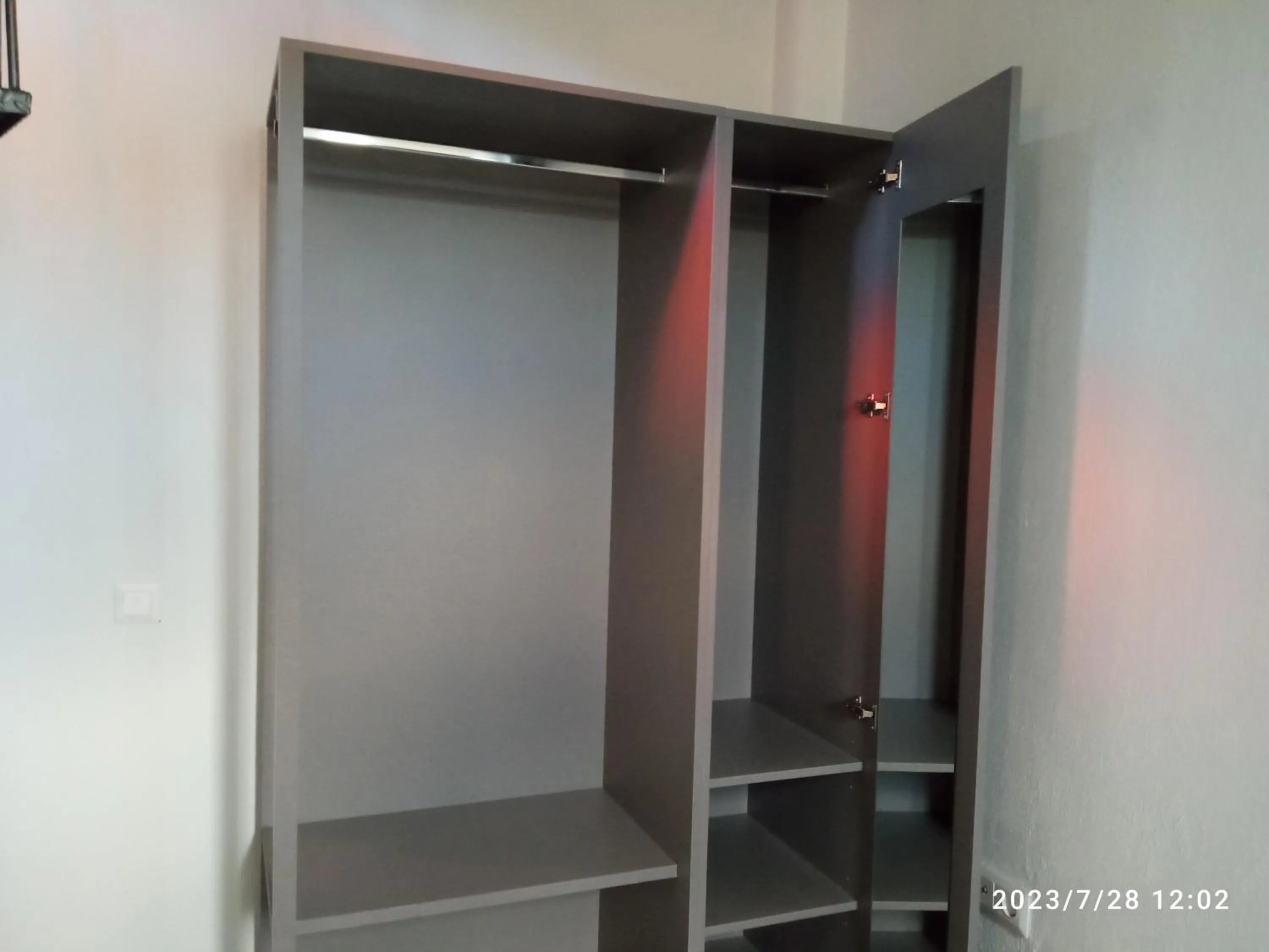wardrobe in Aurora Suites