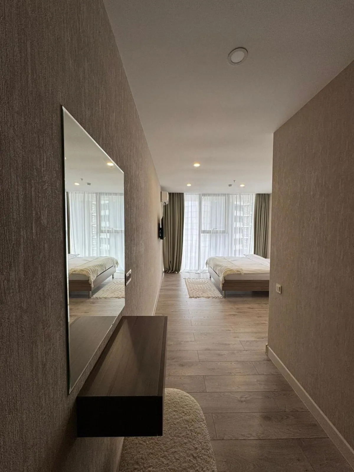 Bed in Green Side Apart Hotel