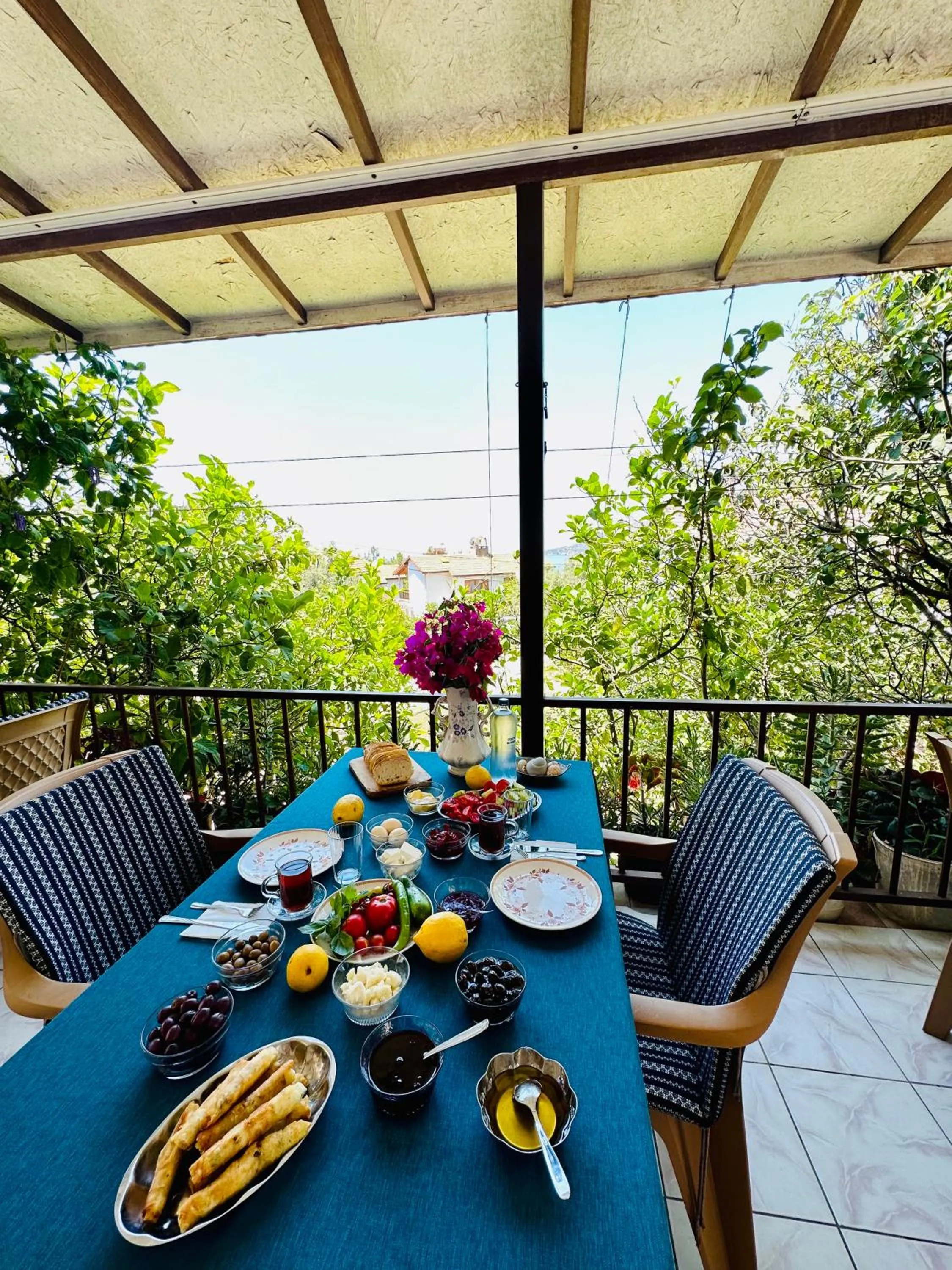 Patio in Gelidonya Pansiyon