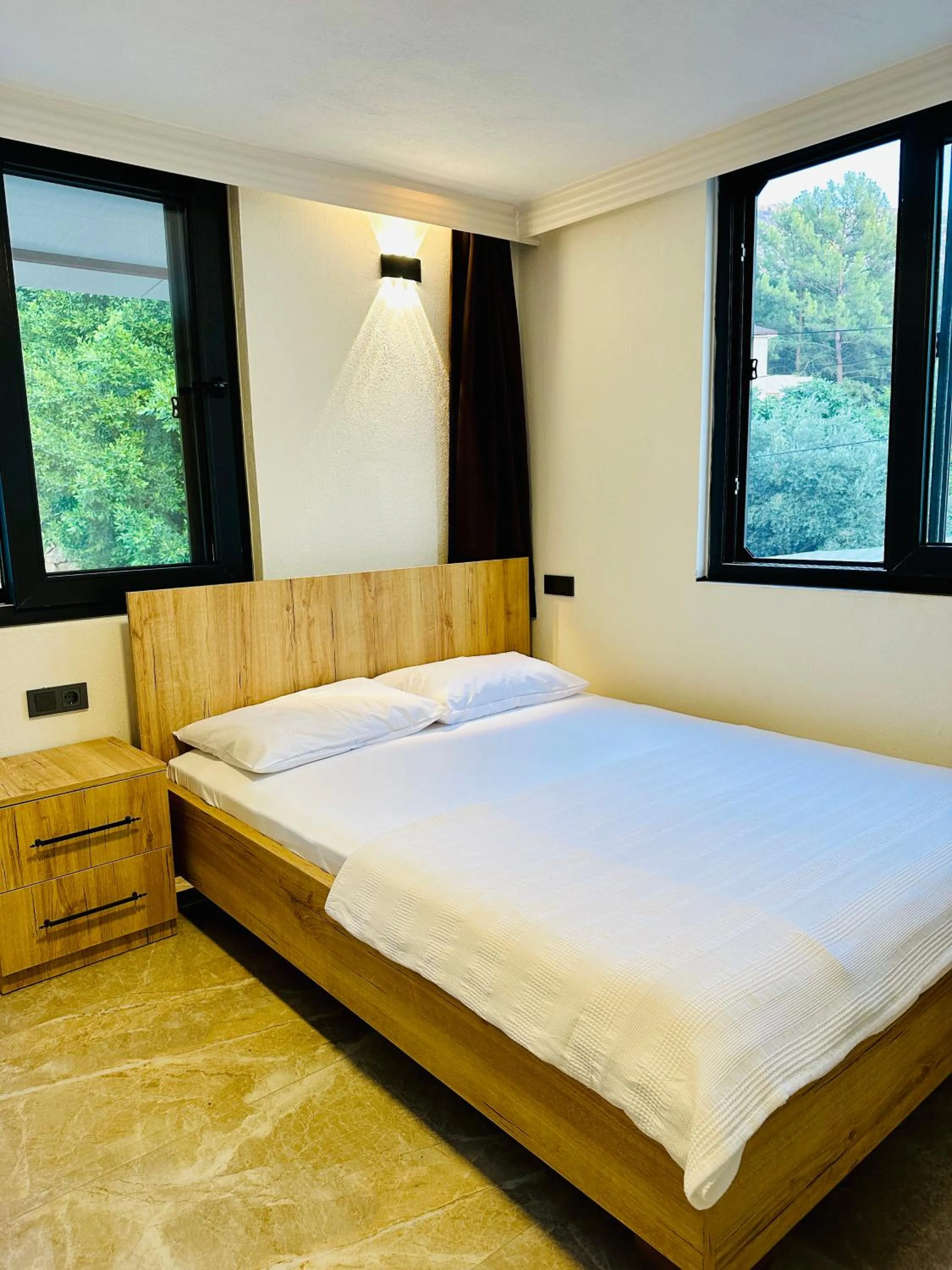 Bed in Gelidonya Pansiyon