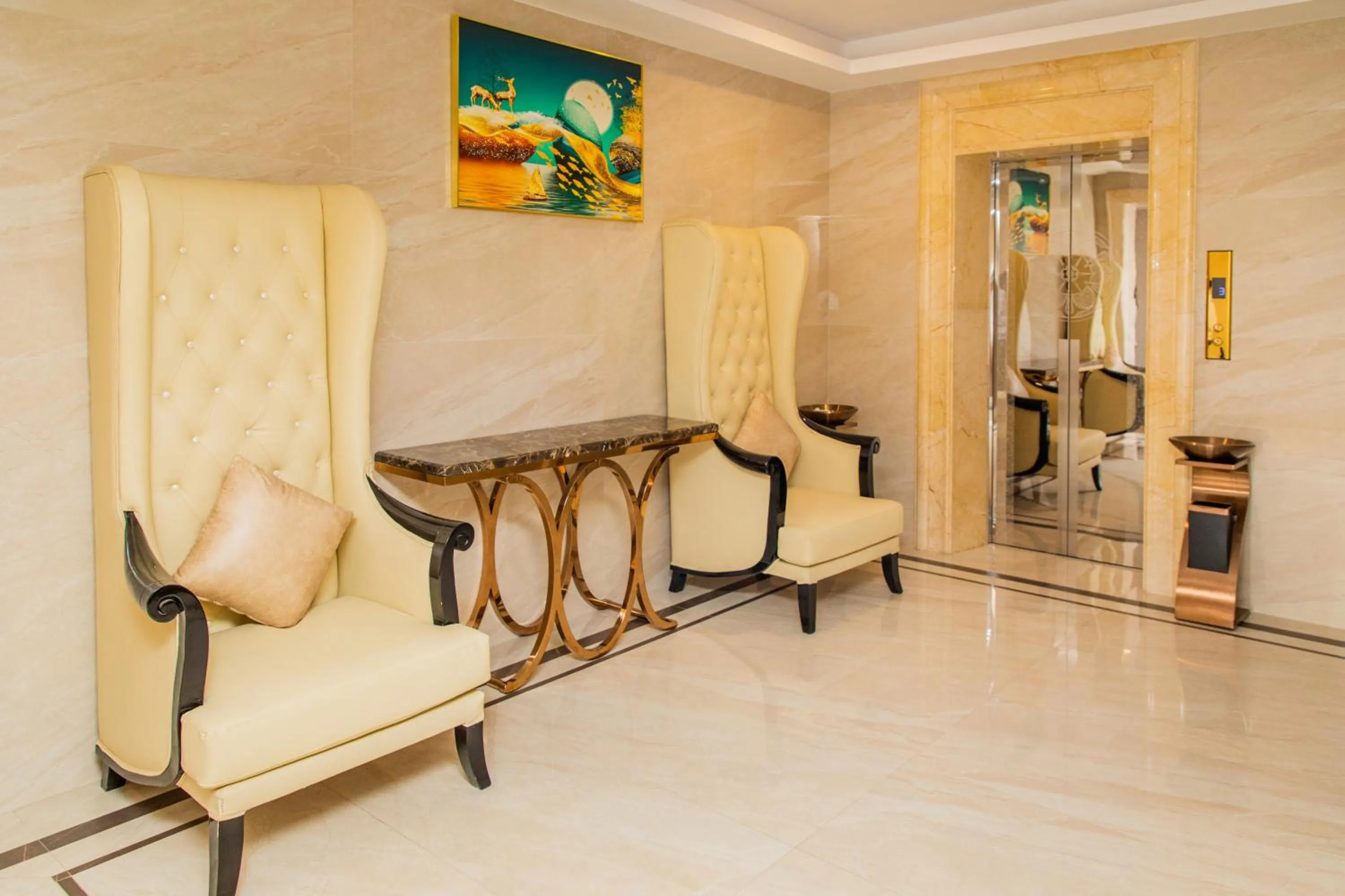 Seating area in The Venetian Hotel