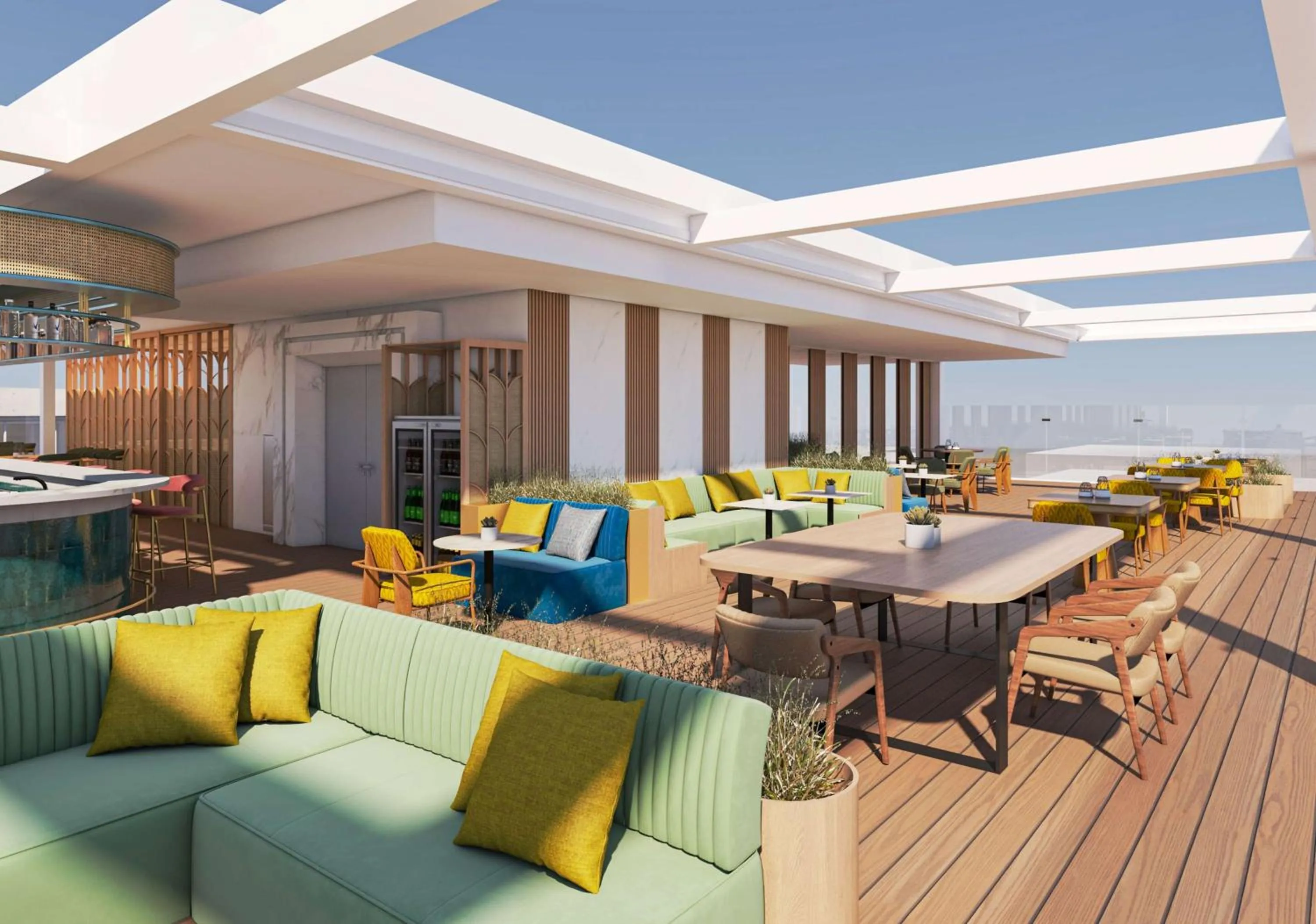 Restaurant/places to eat in Hilton Garden Inn Athens Syggrou Avenue