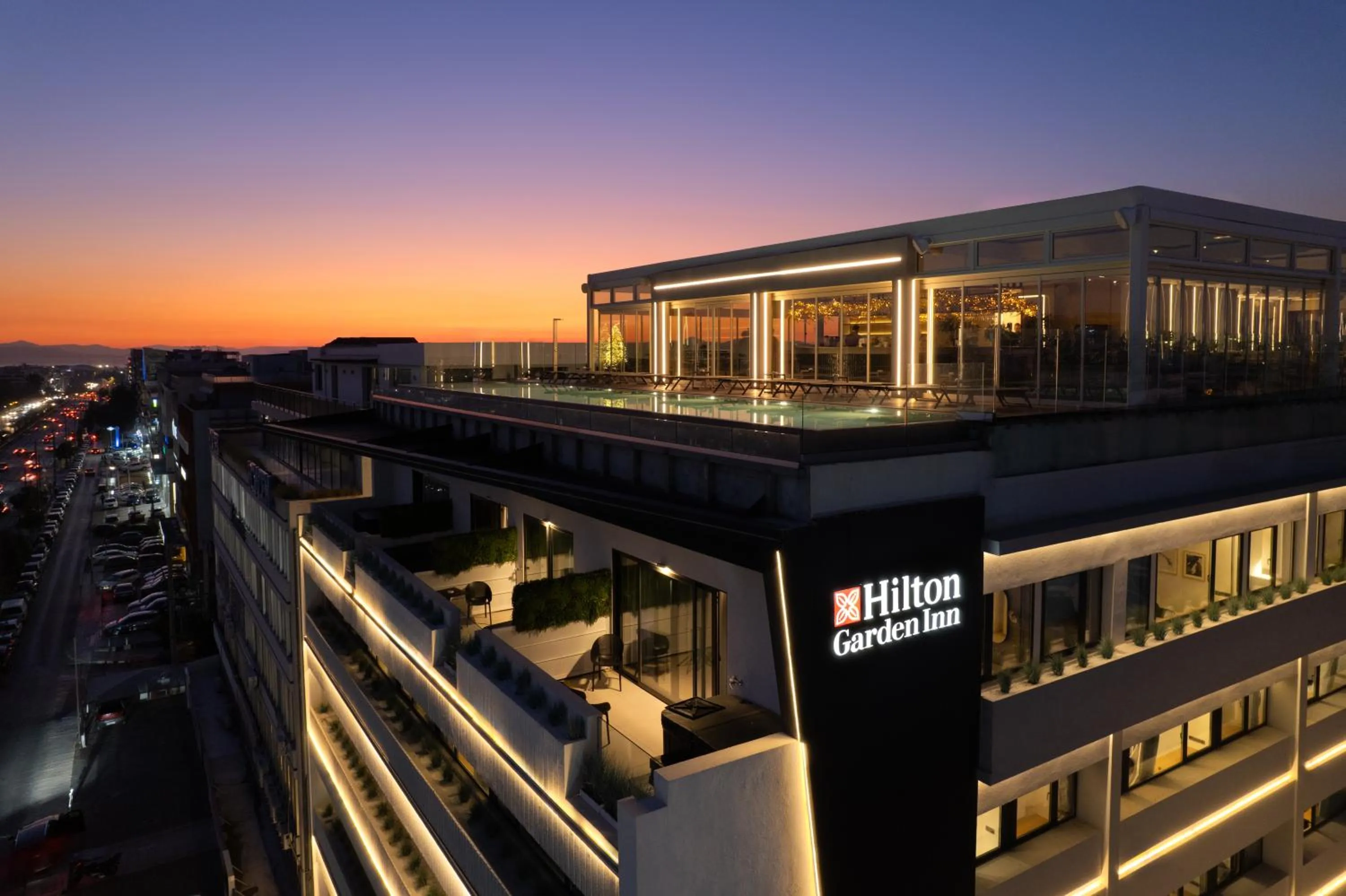 Property building in Hilton Garden Inn Athens Syggrou Avenue
