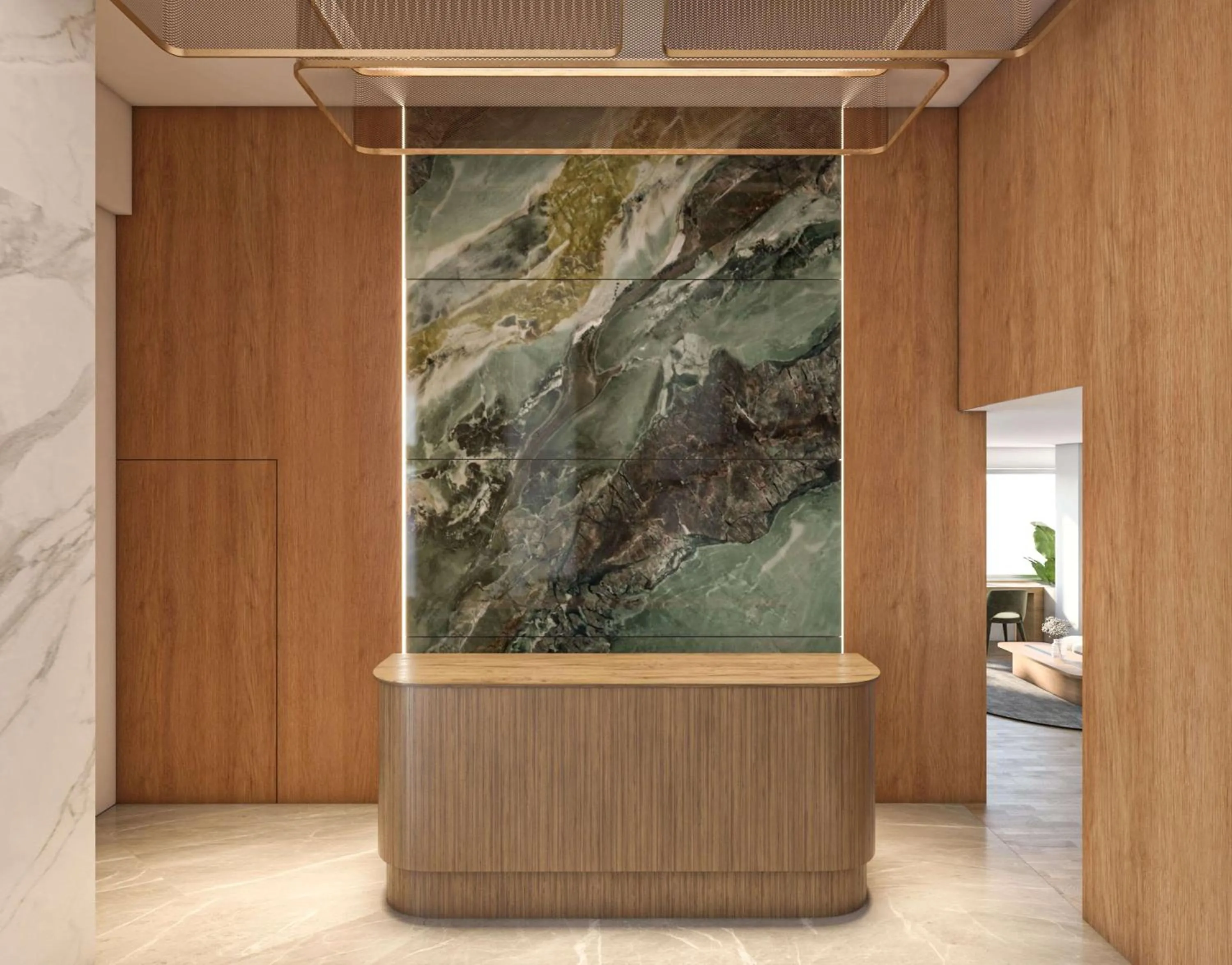 Lobby or reception in Hilton Garden Inn Athens Syggrou Avenue