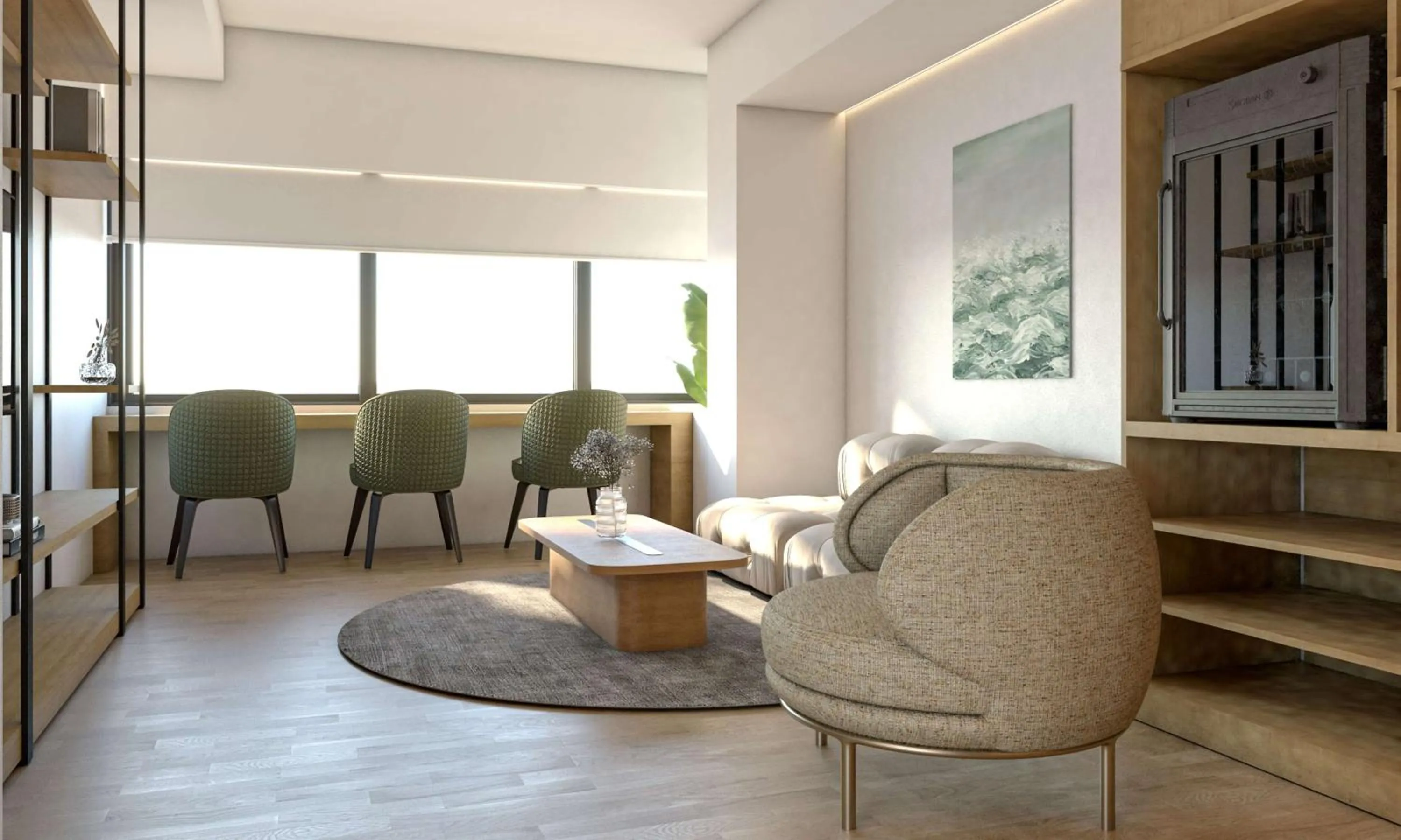 Lobby or reception in Hilton Garden Inn Athens Syggrou Avenue