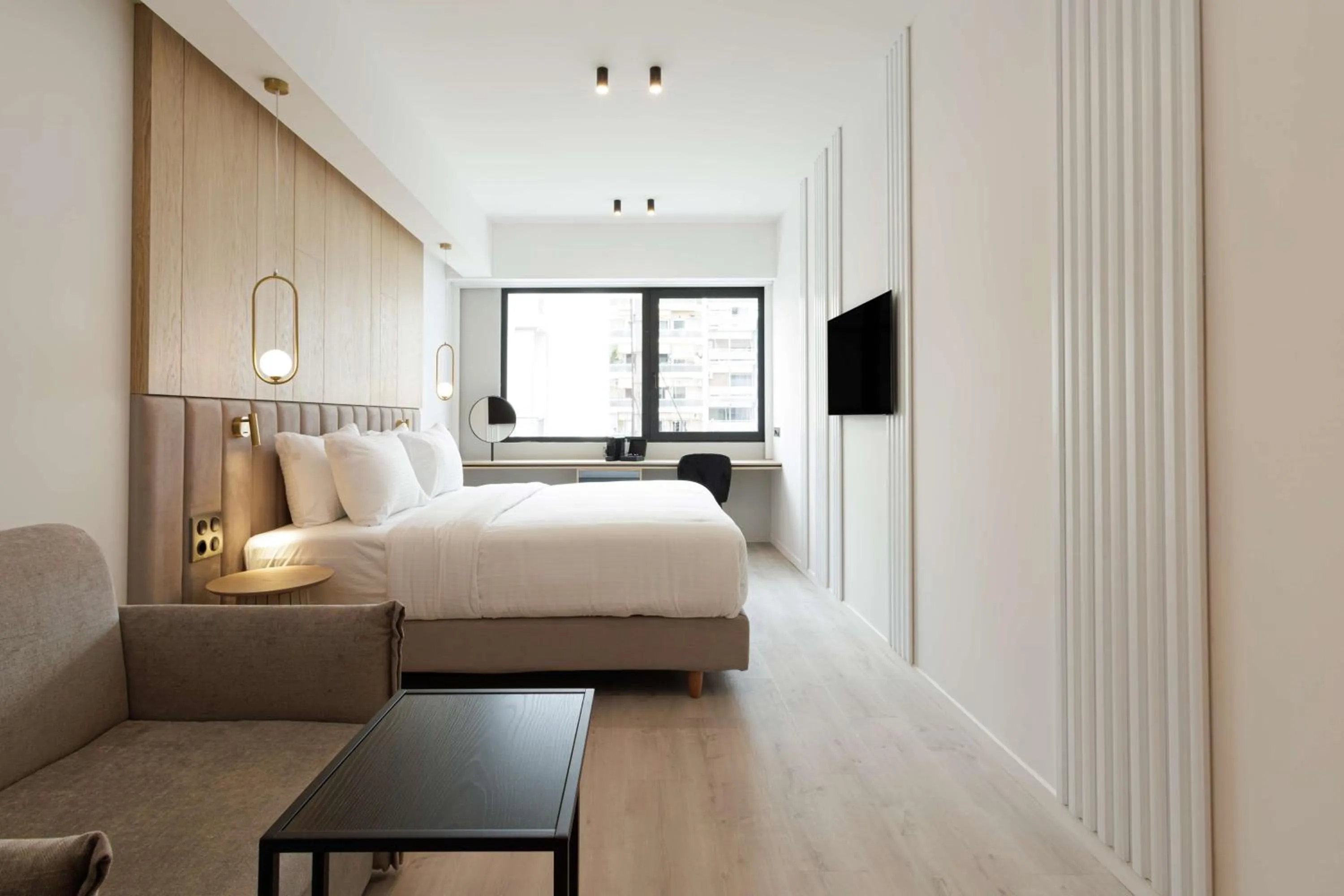 Bed in Hilton Garden Inn Athens Syggrou Avenue