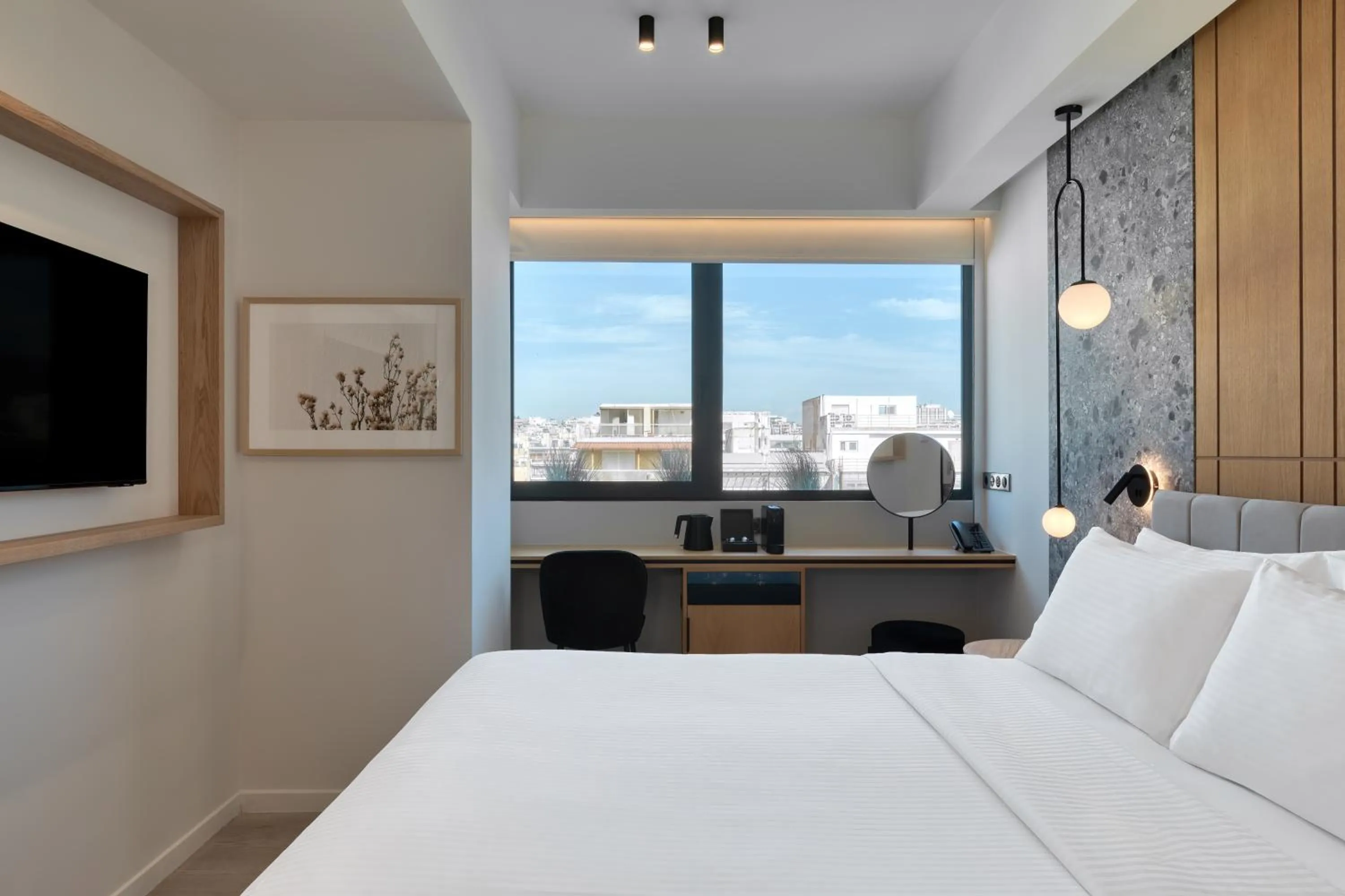 Bed in Hilton Garden Inn Athens Syggrou Avenue