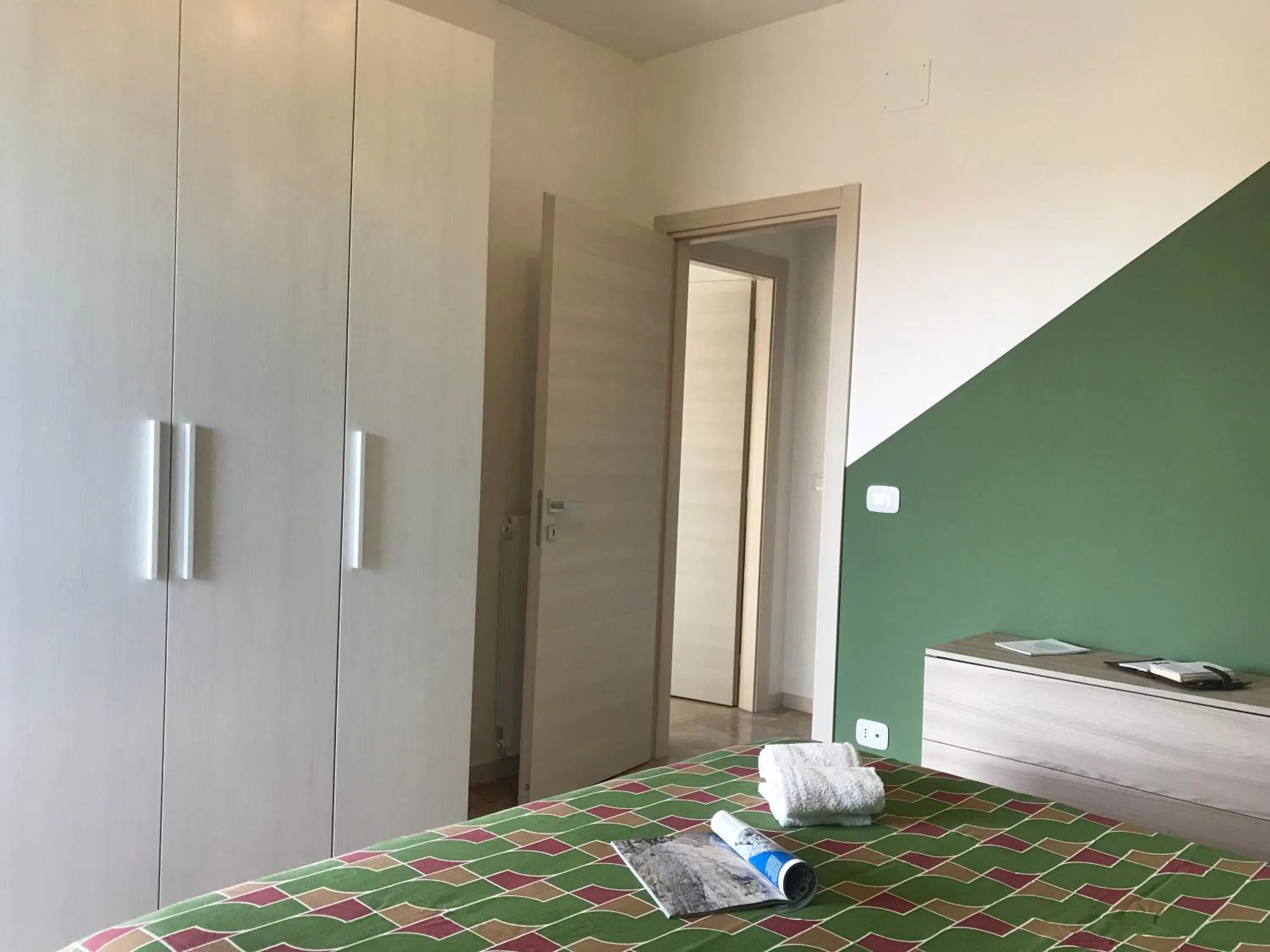 Bedroom, Bed in Appartamento Bianco by Holiday World