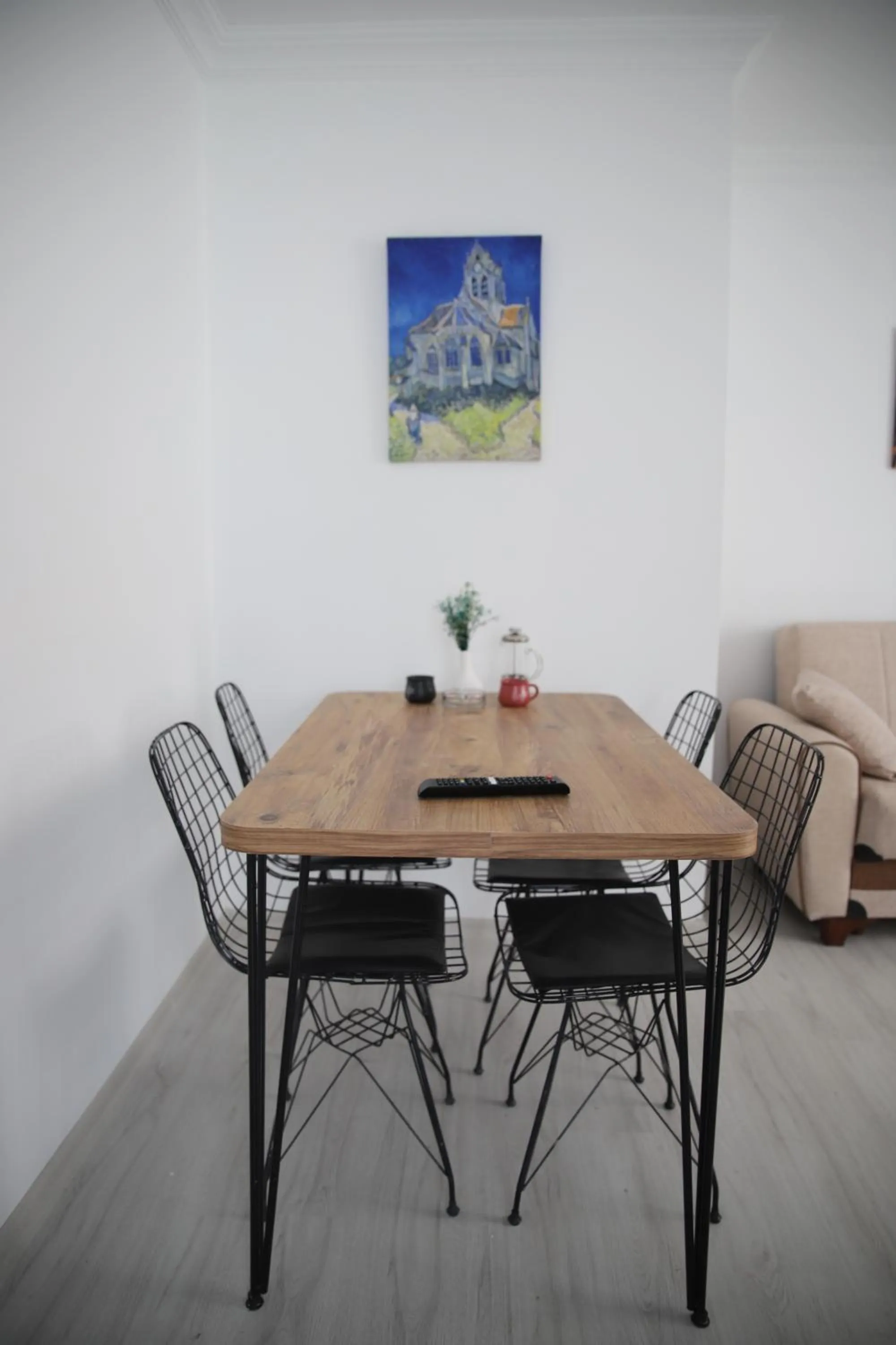 Seating area in UPART FLATS