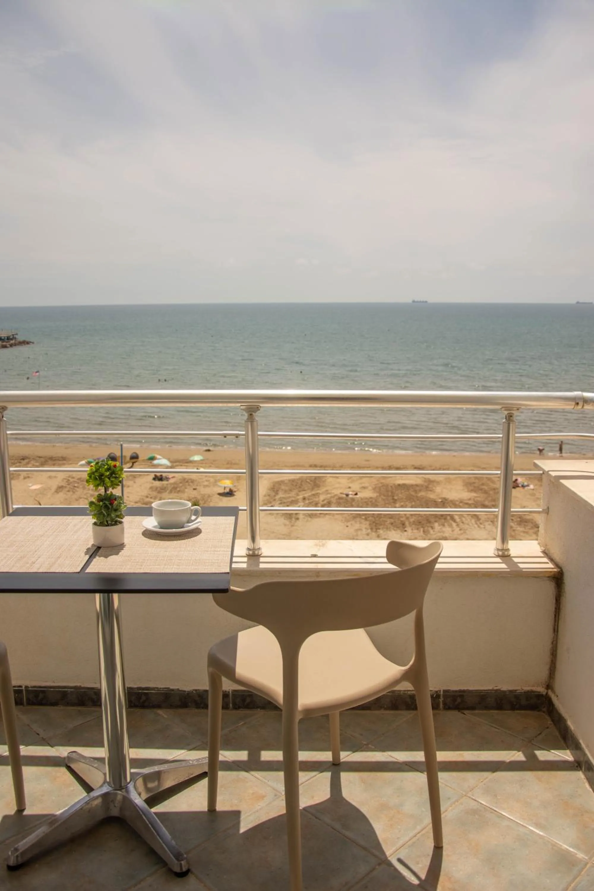 Patio in Wave Beachfront Apartments