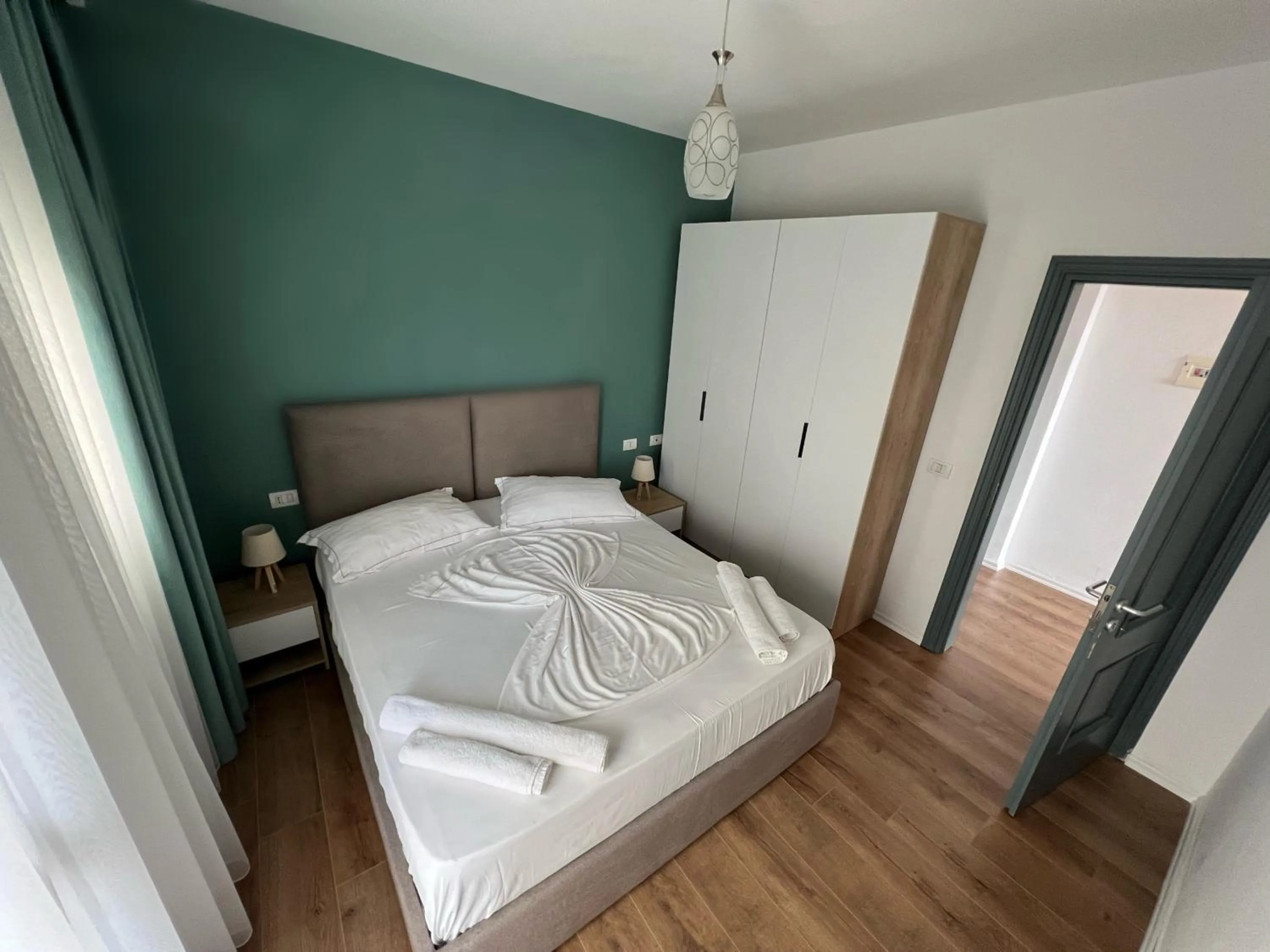 Spring, Bed in Wave Beachfront Apartments