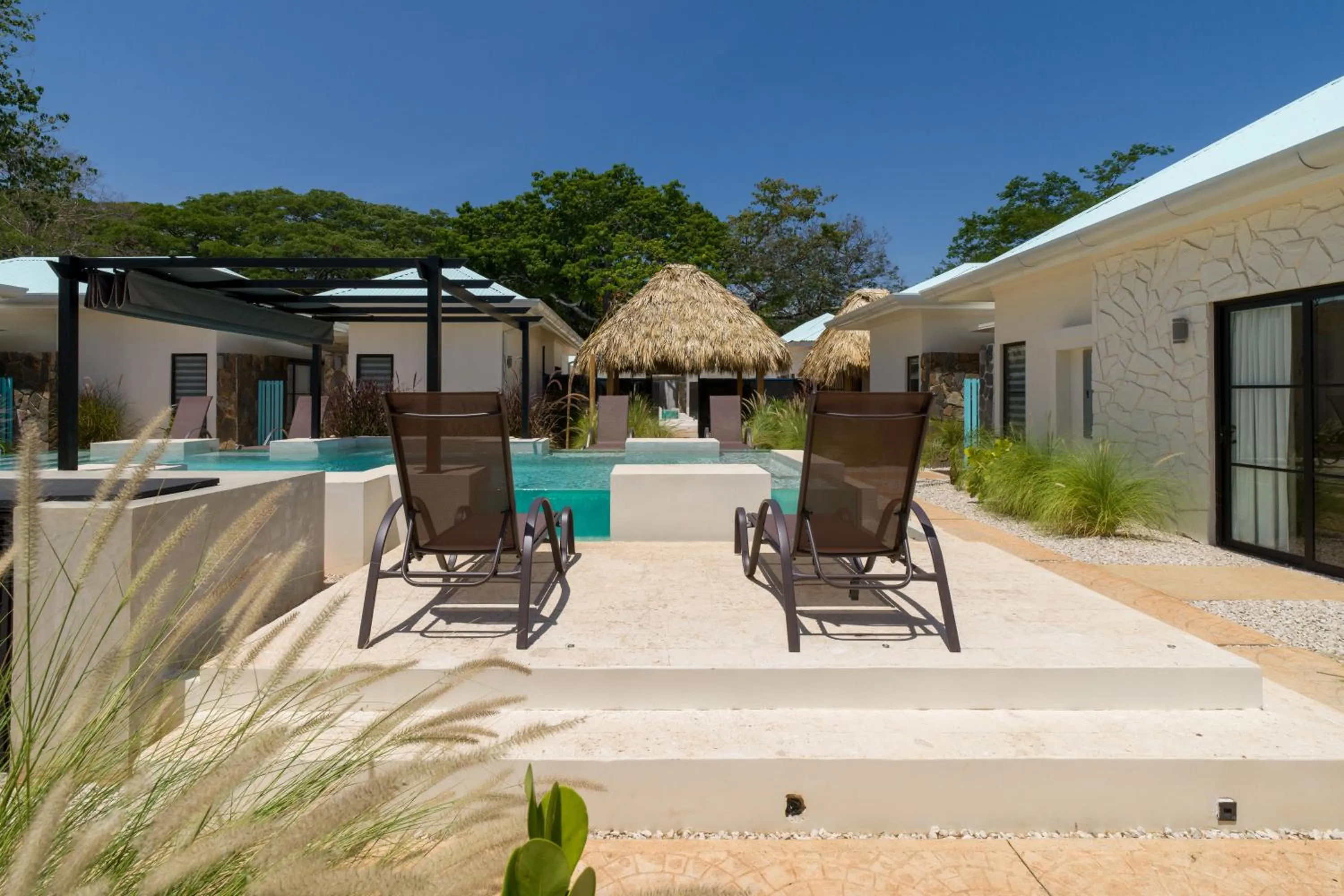 Pool view in Villas VR Beachwalk Avellanas