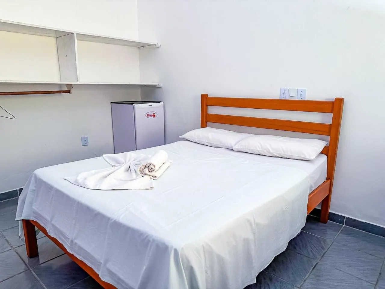 Bed in Pousada Pitanga