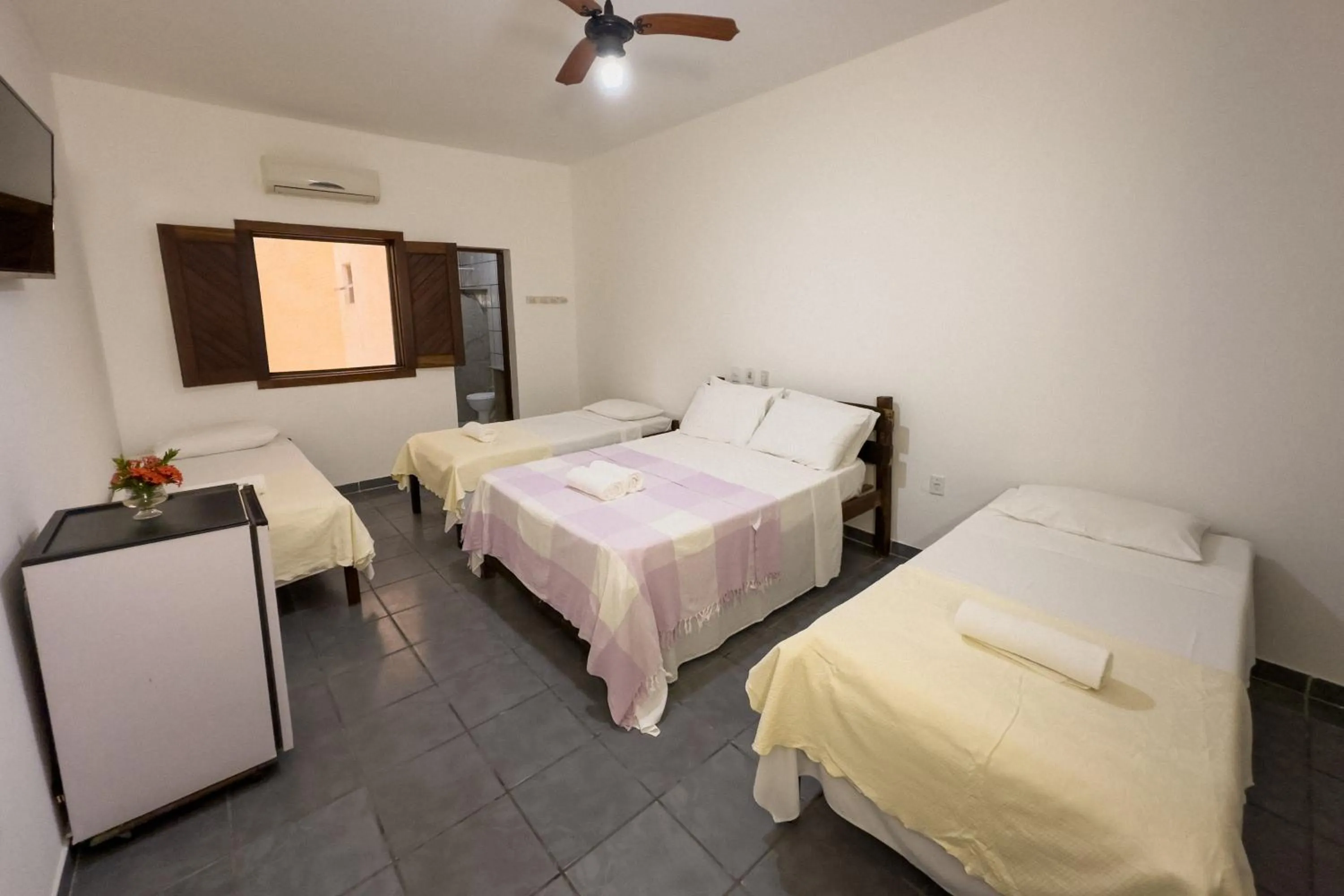 Bed in Pousada Pitanga